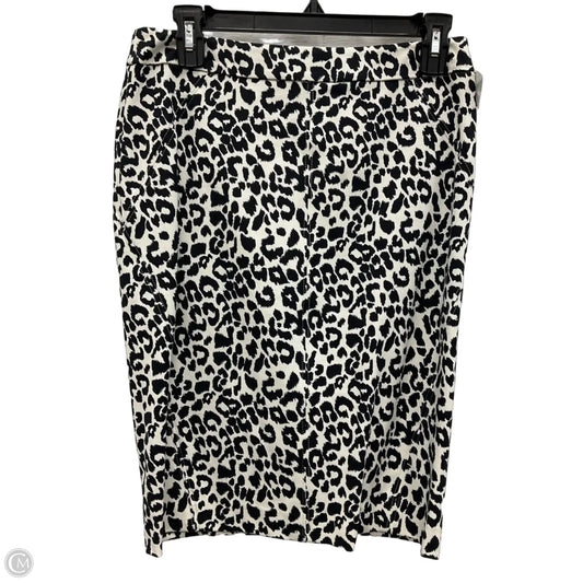 Skirt Midi By Ann Taylor In Animal Print, Size: 4