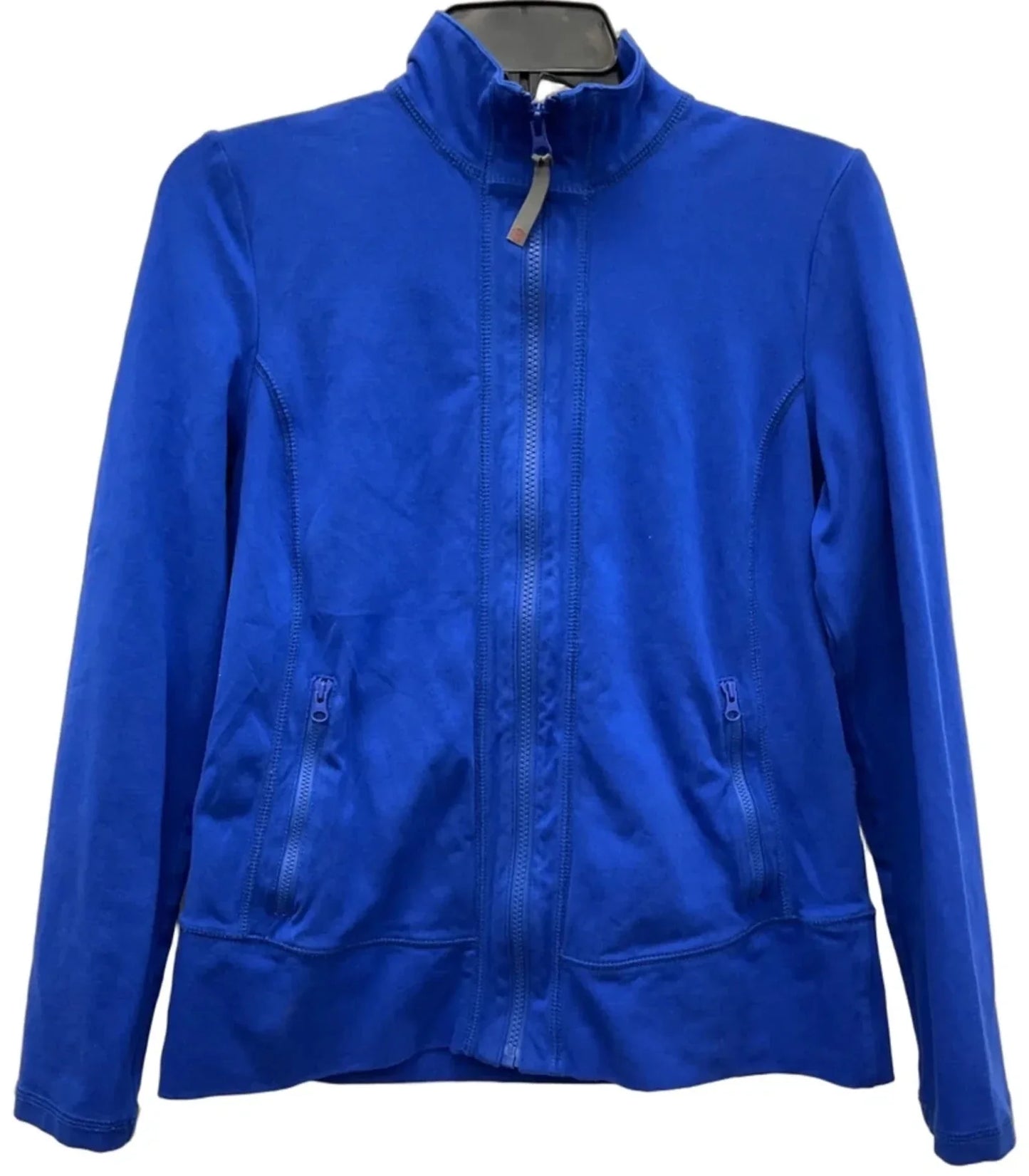 Athletic Jacket By Talbots In Blue, Size: S