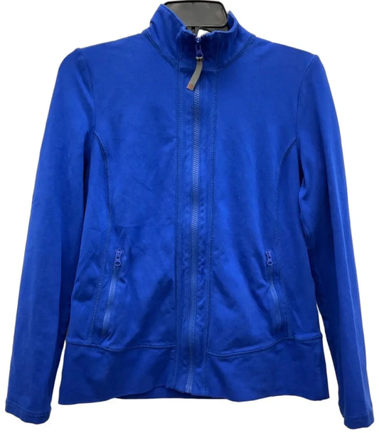 Athletic Jacket By Talbots In Blue, Size: S