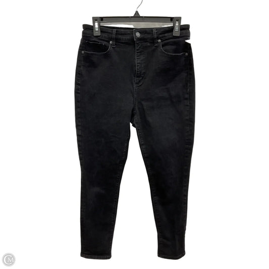 Jeans Skinny By Loft In Black, Size: 10