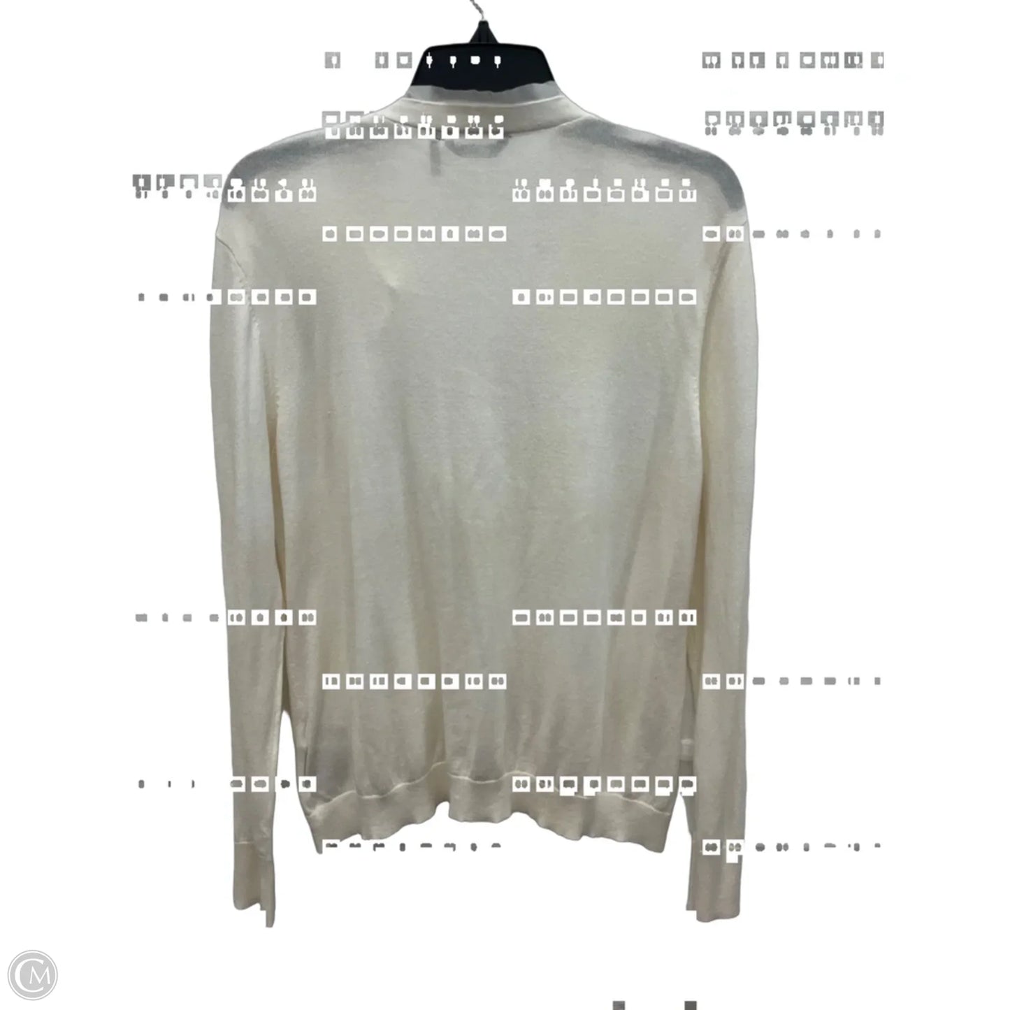 Cardigan By Daisy Fuentes In Cream, Size: Xl