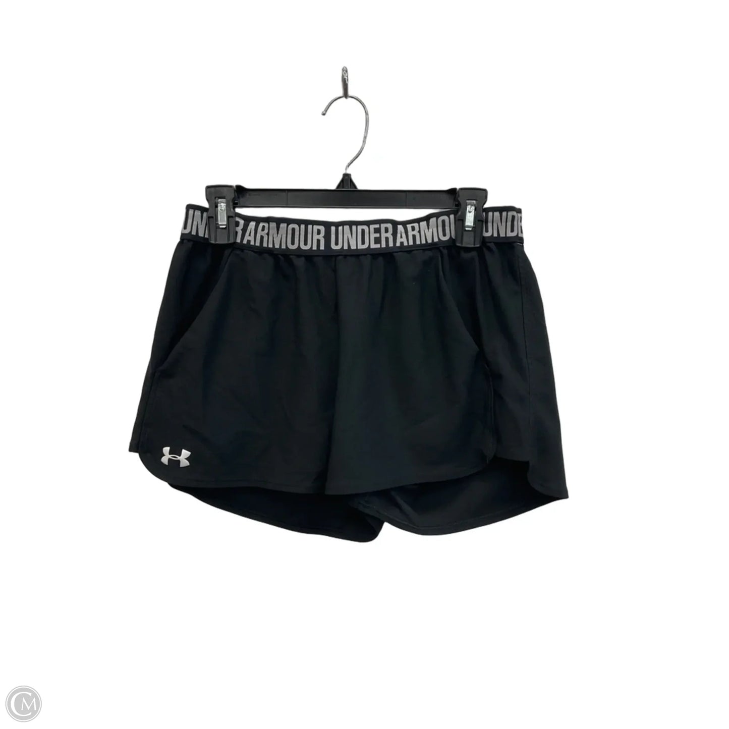 Athletic Shorts By Under Armour In Black, Size: L