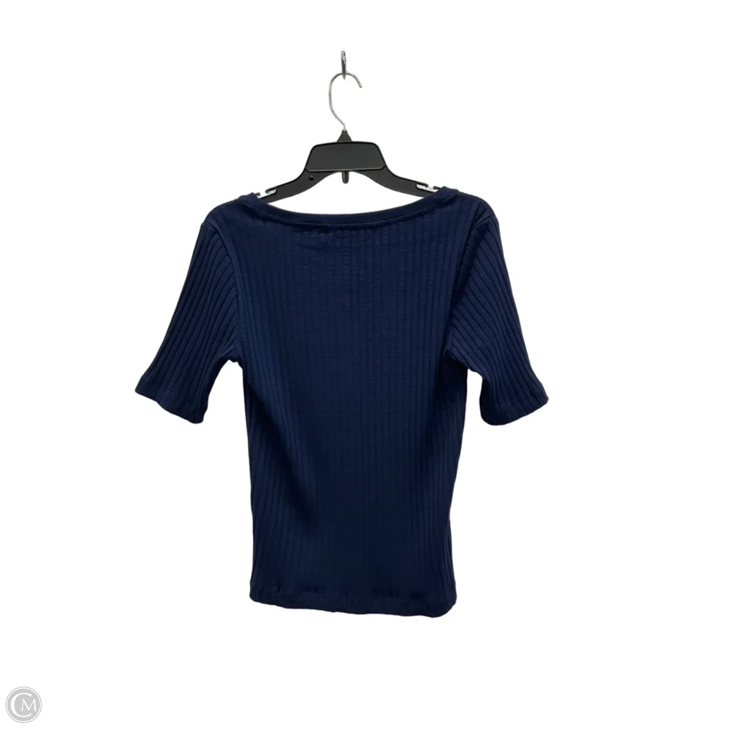 Top 3/4 Sleeve Basic By Loft In Navy, Size: L