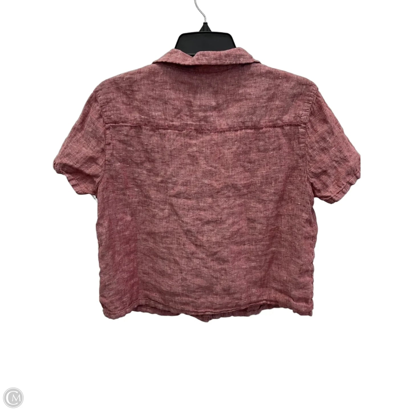 Blouse Short Sleeve By Rachel Zoe In Red, Size: M