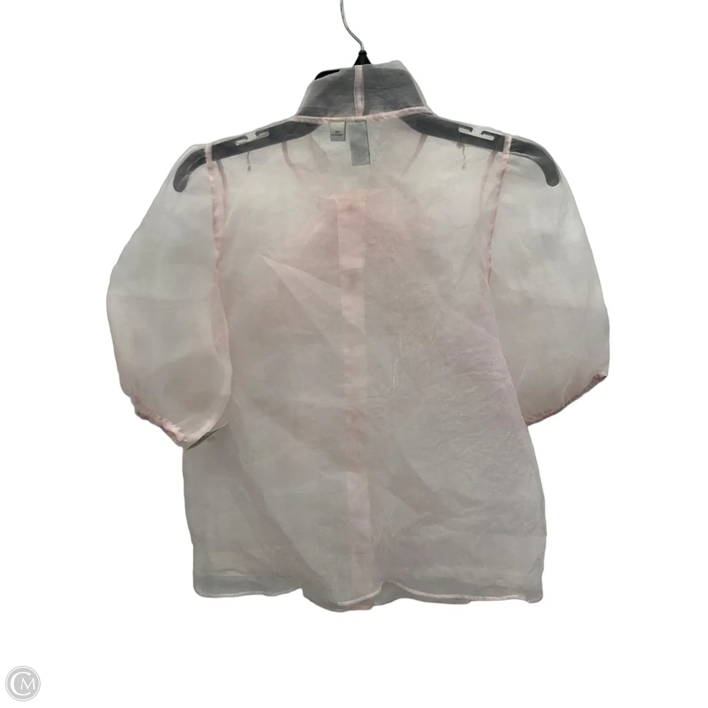 Blouse Short Sleeve By Joie In Pink, Size: M