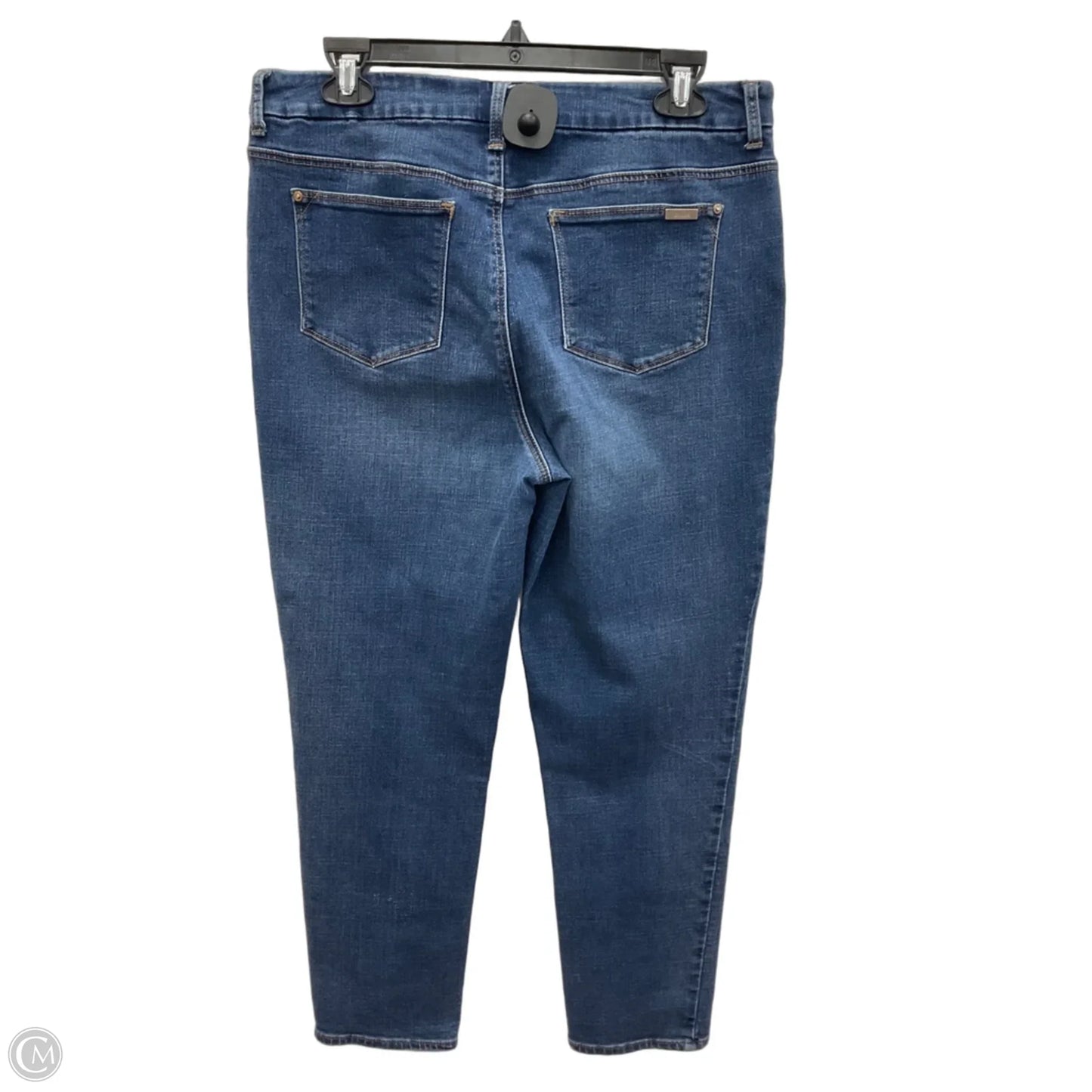 Jeans Skinny By Chicos In Blue Denim, Size: 8