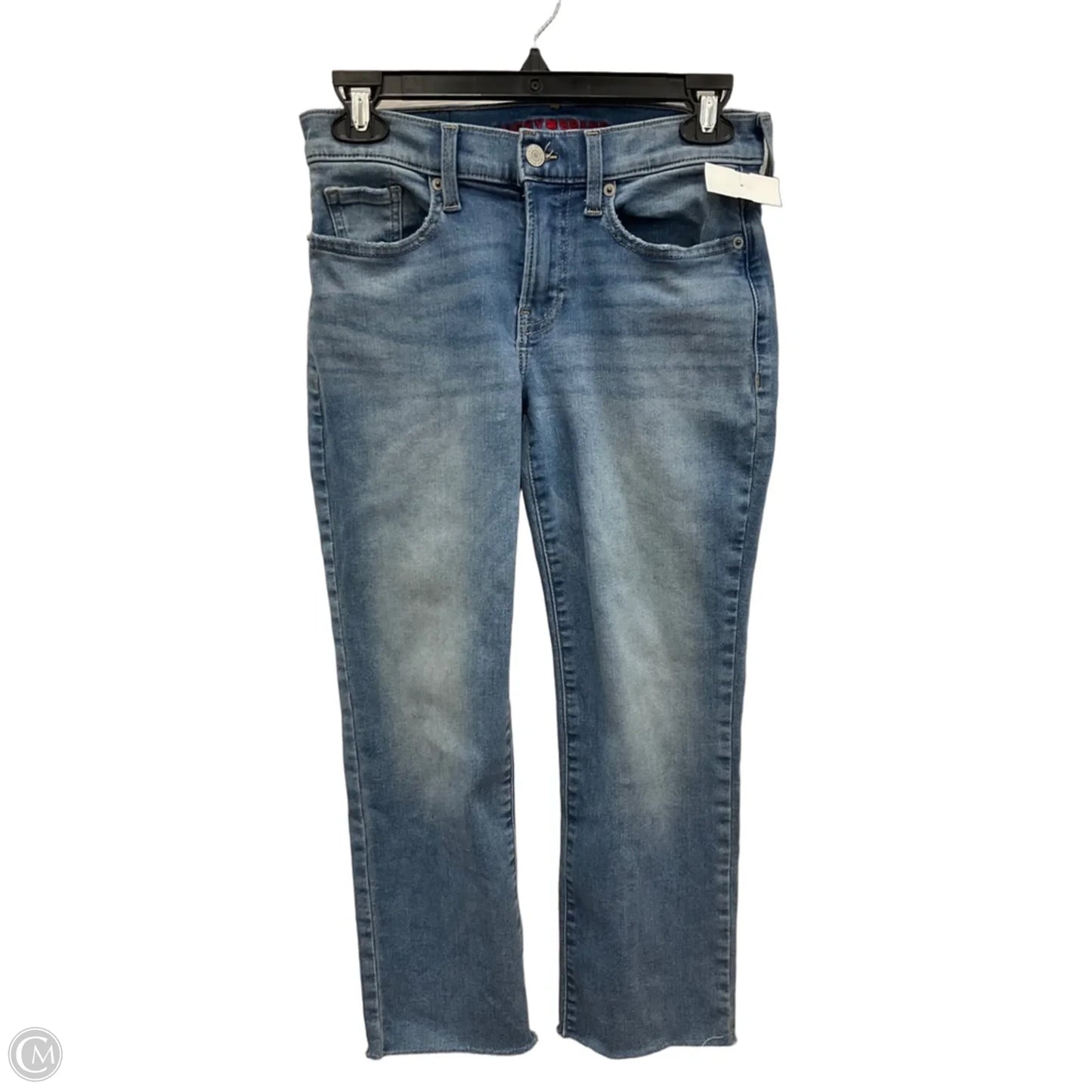 Jeans Cropped By Lucky Brand In Blue Denim, Size: 2