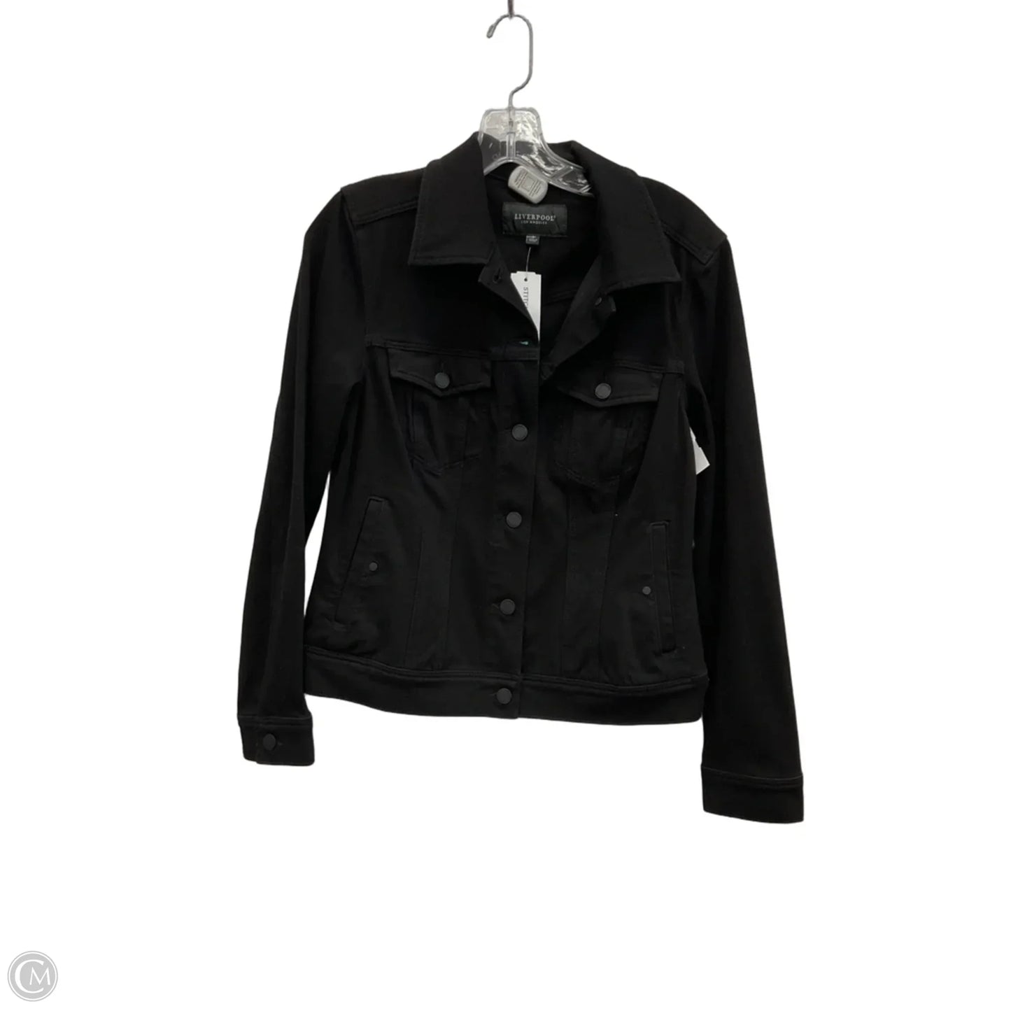 Jacket Denim By Liverpool In Black, Size: S
