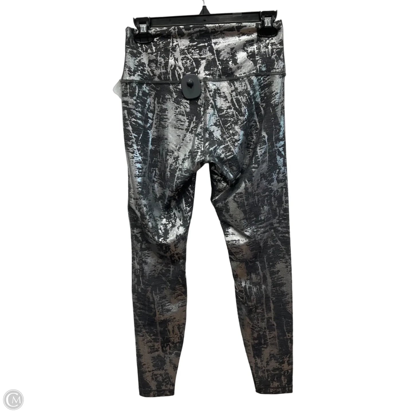 Athletic Leggings By Lululemon In Silver, Size: 8