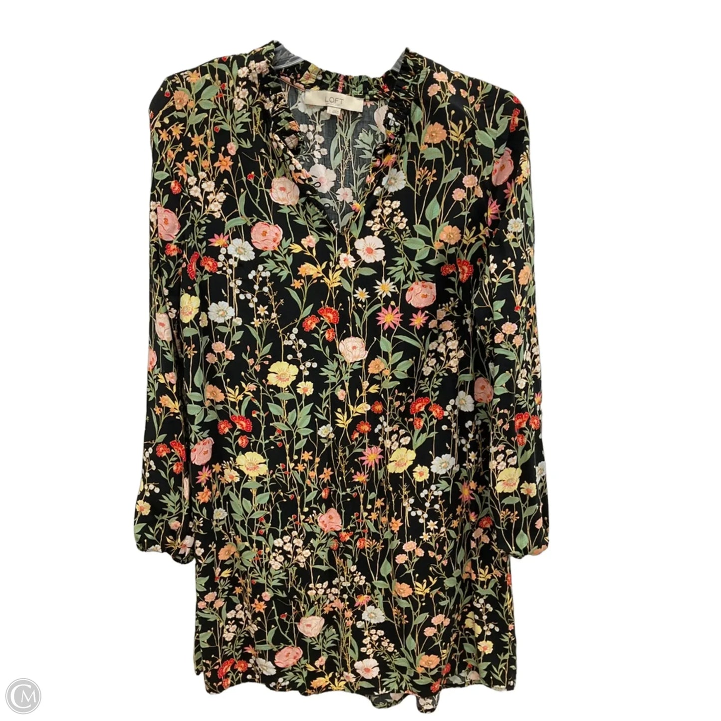 Dress Casual Short By Loft In Floral Print, Size: S