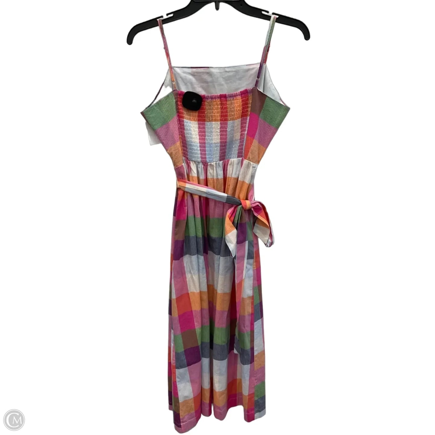 Dress Casual Midi By Kate Spade In Checkered Pattern, Size: S