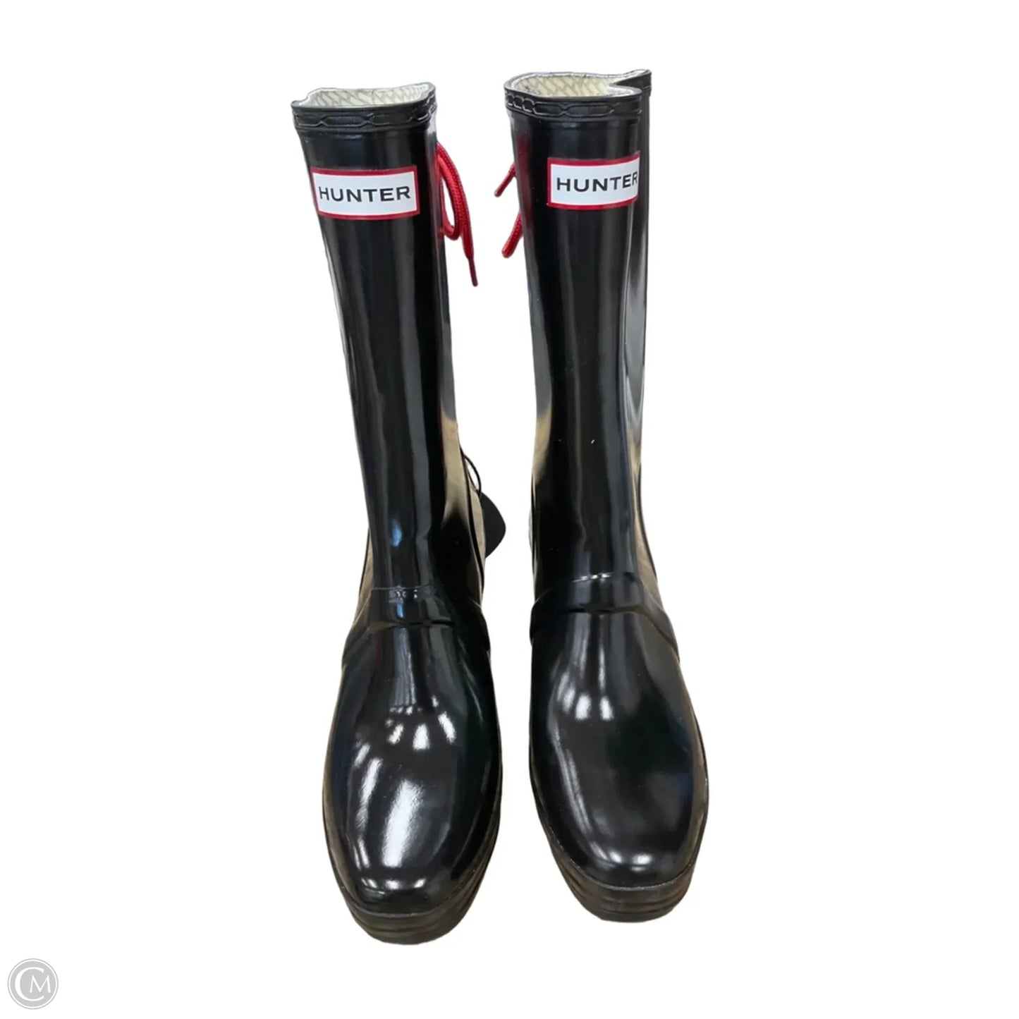 Boots Rain By Hunter In Black, Size: 9
