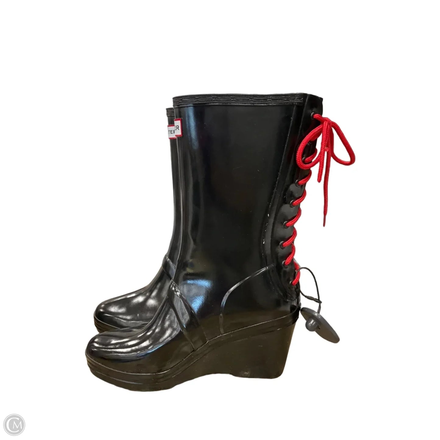 Boots Rain By Hunter In Black, Size: 9