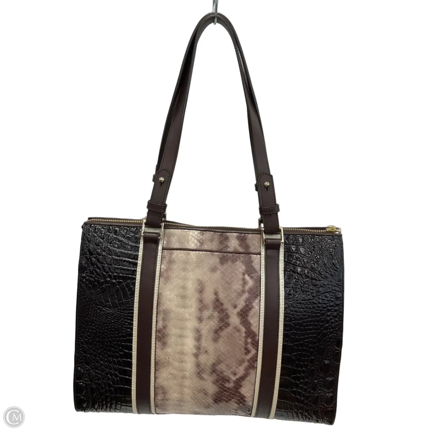 Handbag Designer By Brahmin, Size: Large