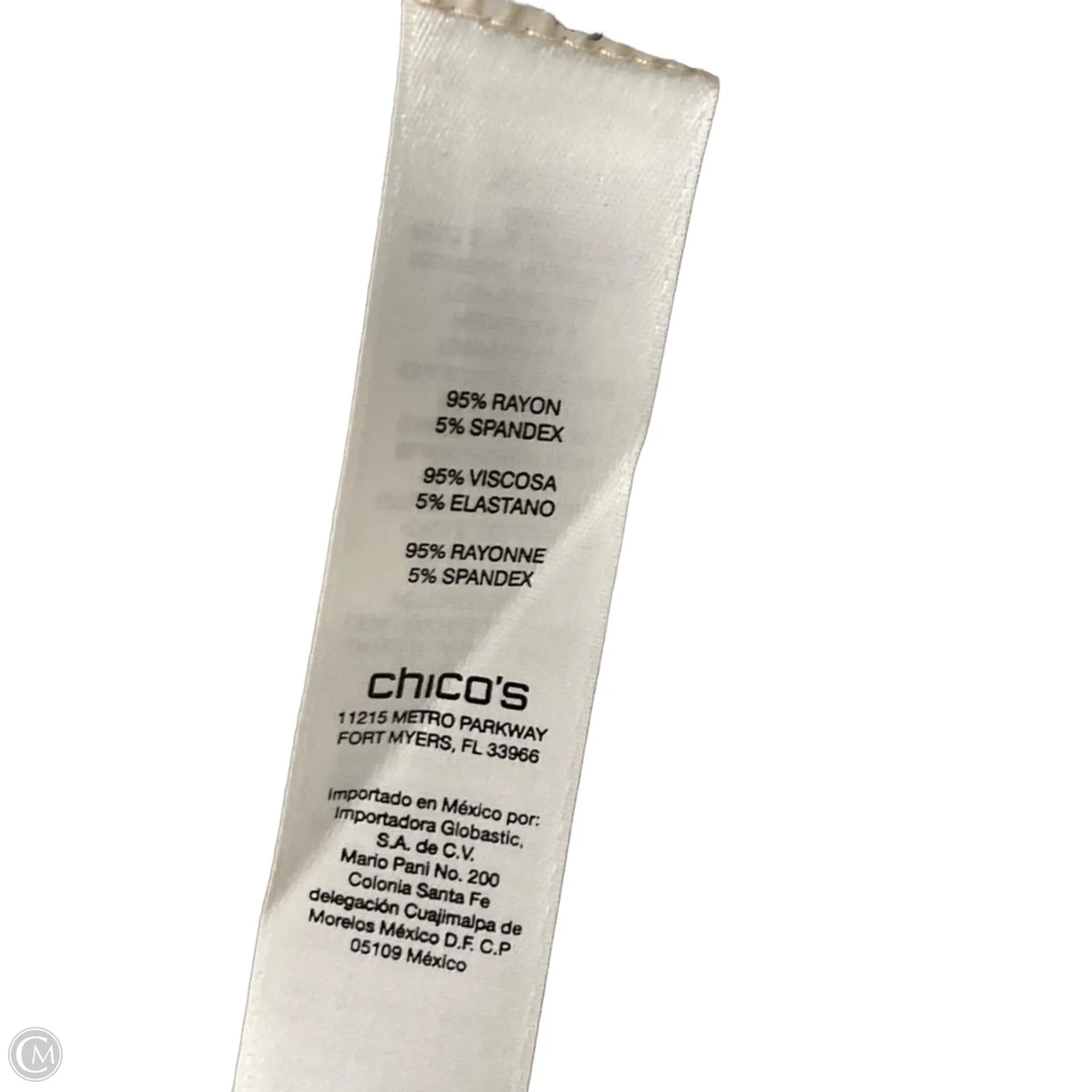 Top 3/4 Sleeve By Chicos In Tan, Size: L