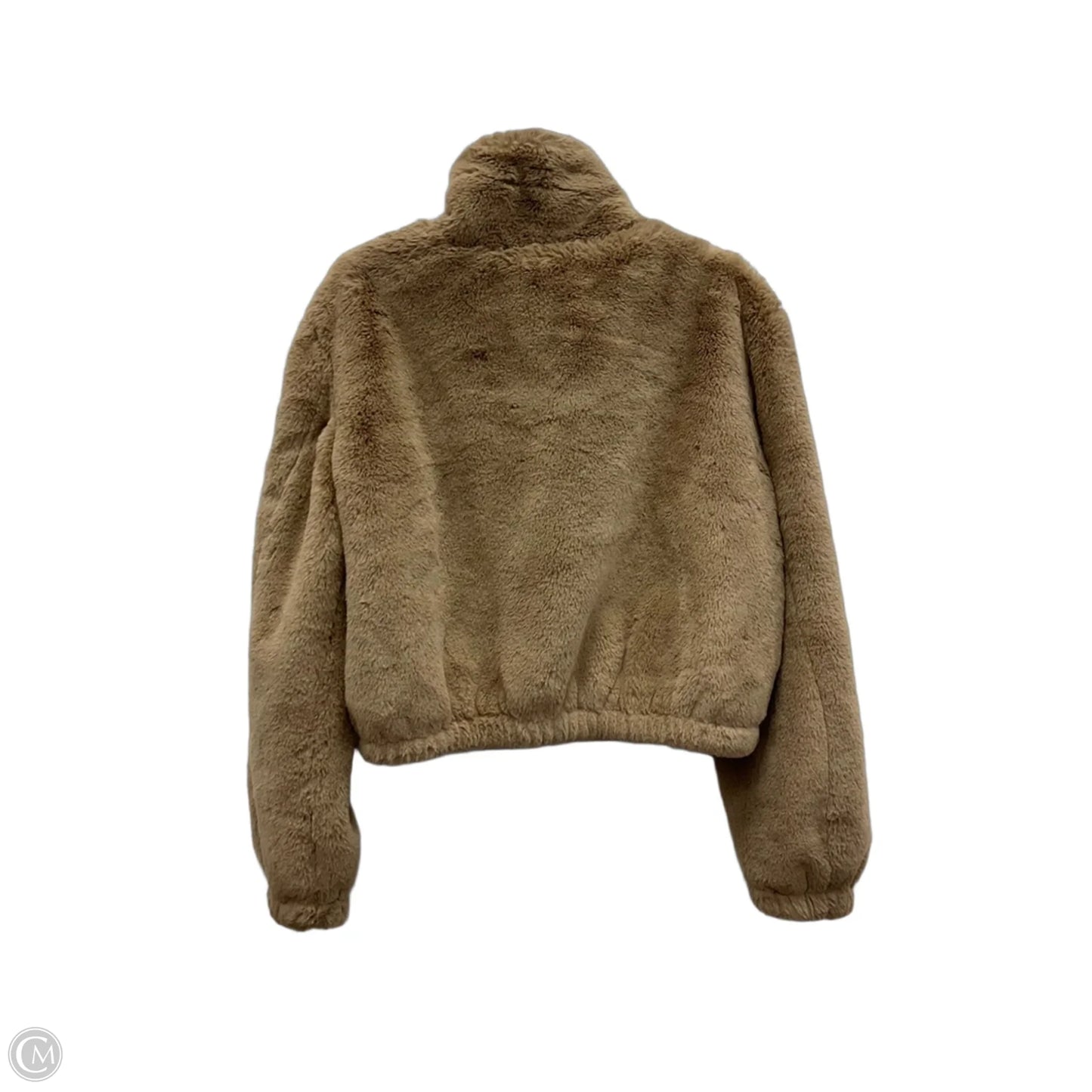 Jacket Faux Fur & Sherpa By Bagatelle In Brown, Size: M