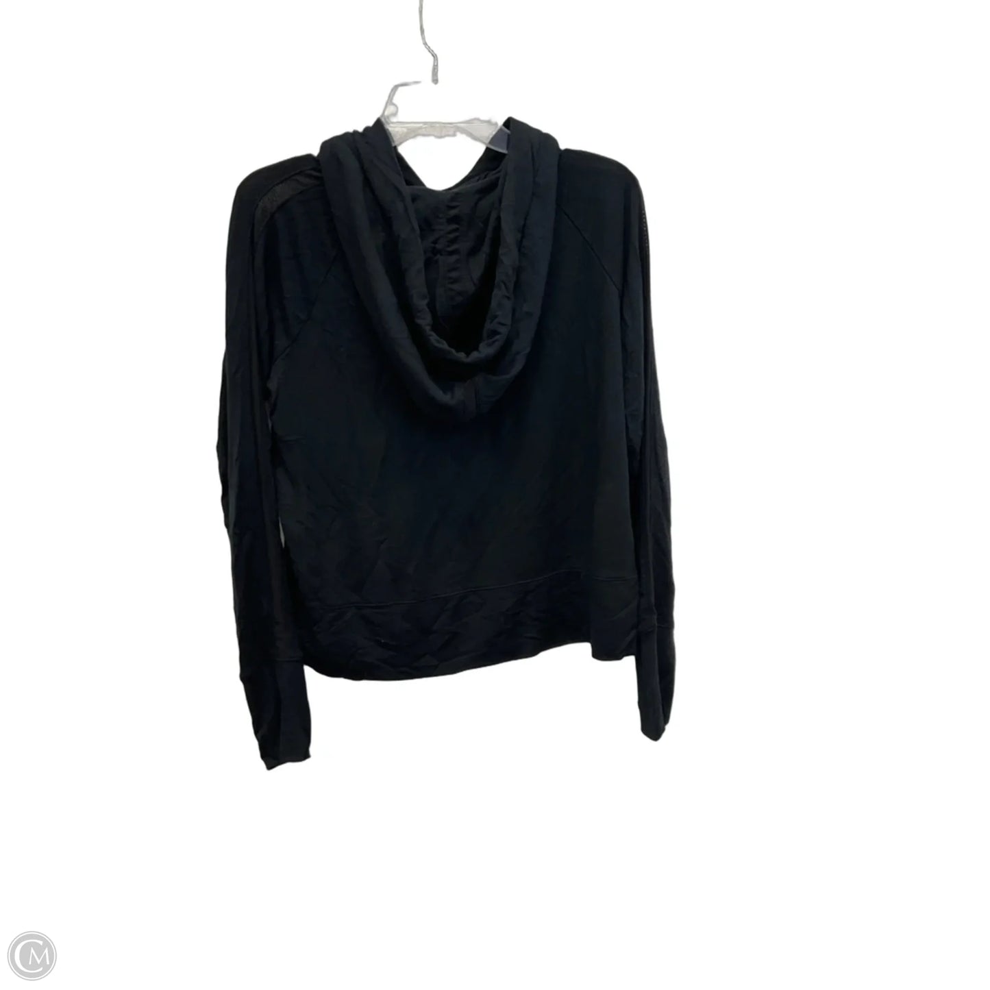 Athletic Top Long Sleeve Hoodie By Athleta In Black, Size: Sp