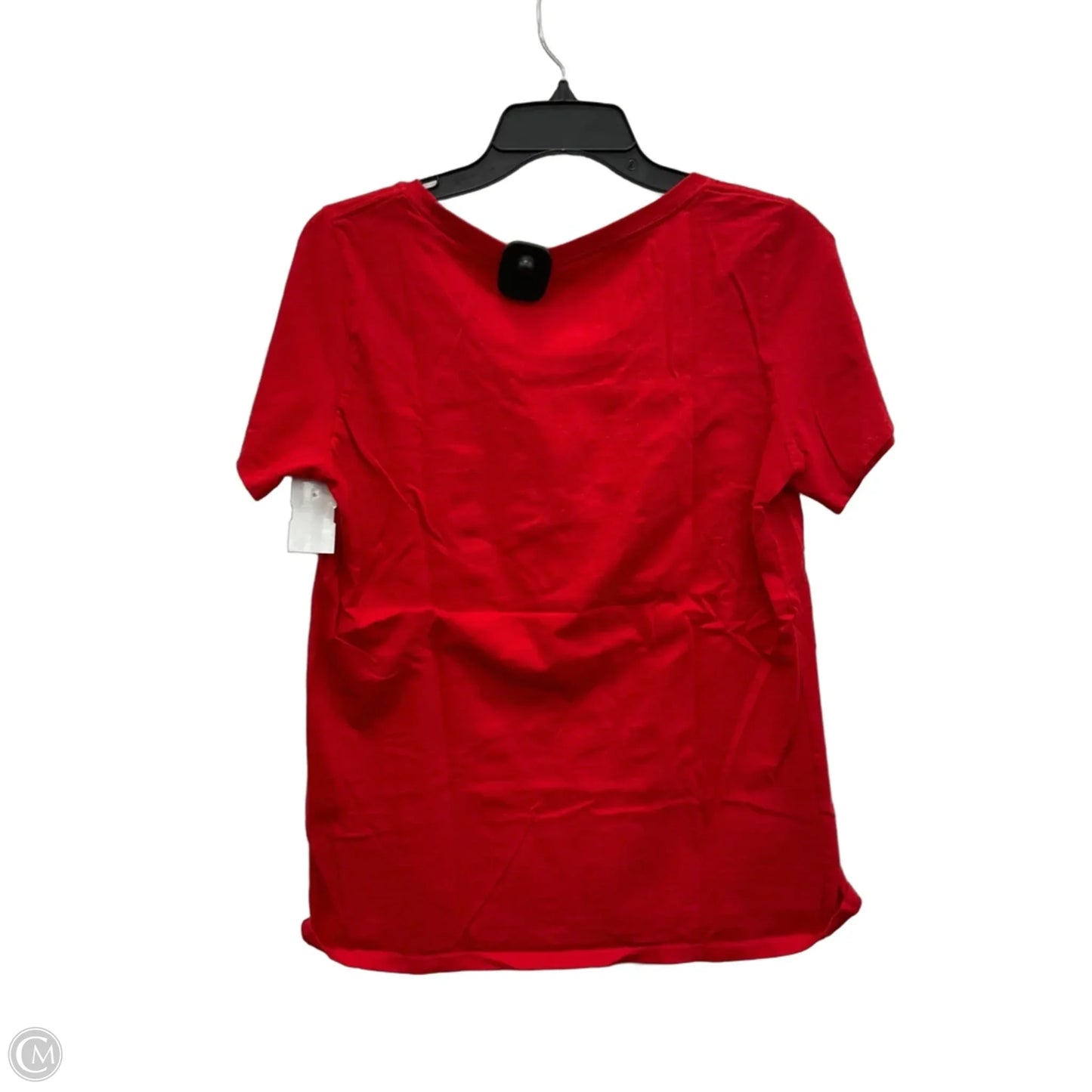 Athletic Top Short Sleeve By Nike Apparel In Red, Size: L