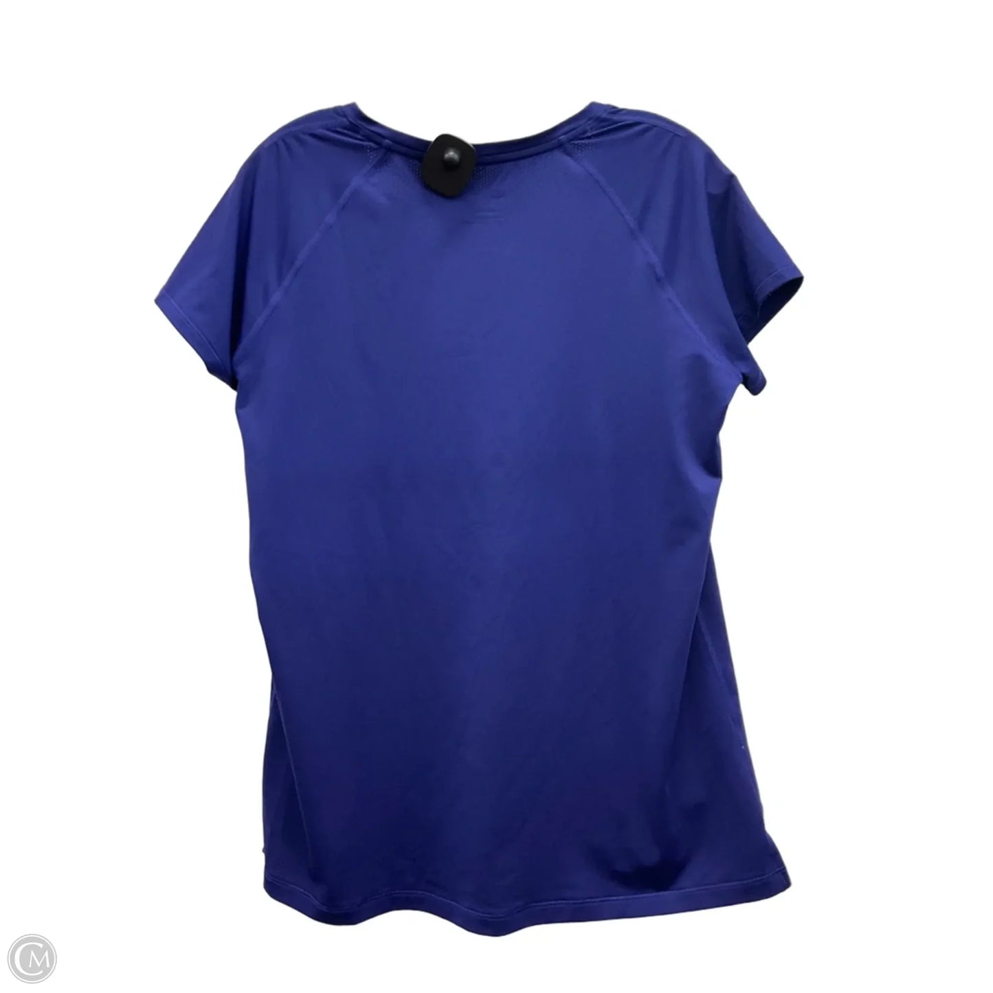 Athletic Top Short Sleeve By Under Armour In Purple, Size: L