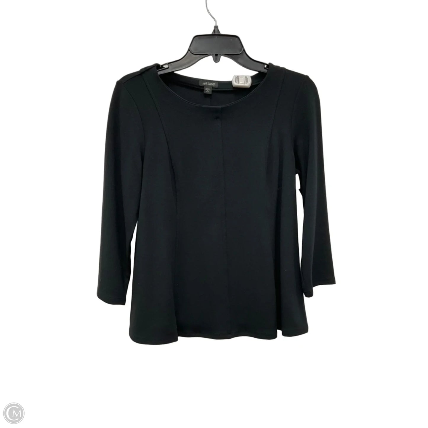 Top Long Sleeve By J. Jill In Black, Size: Xsp