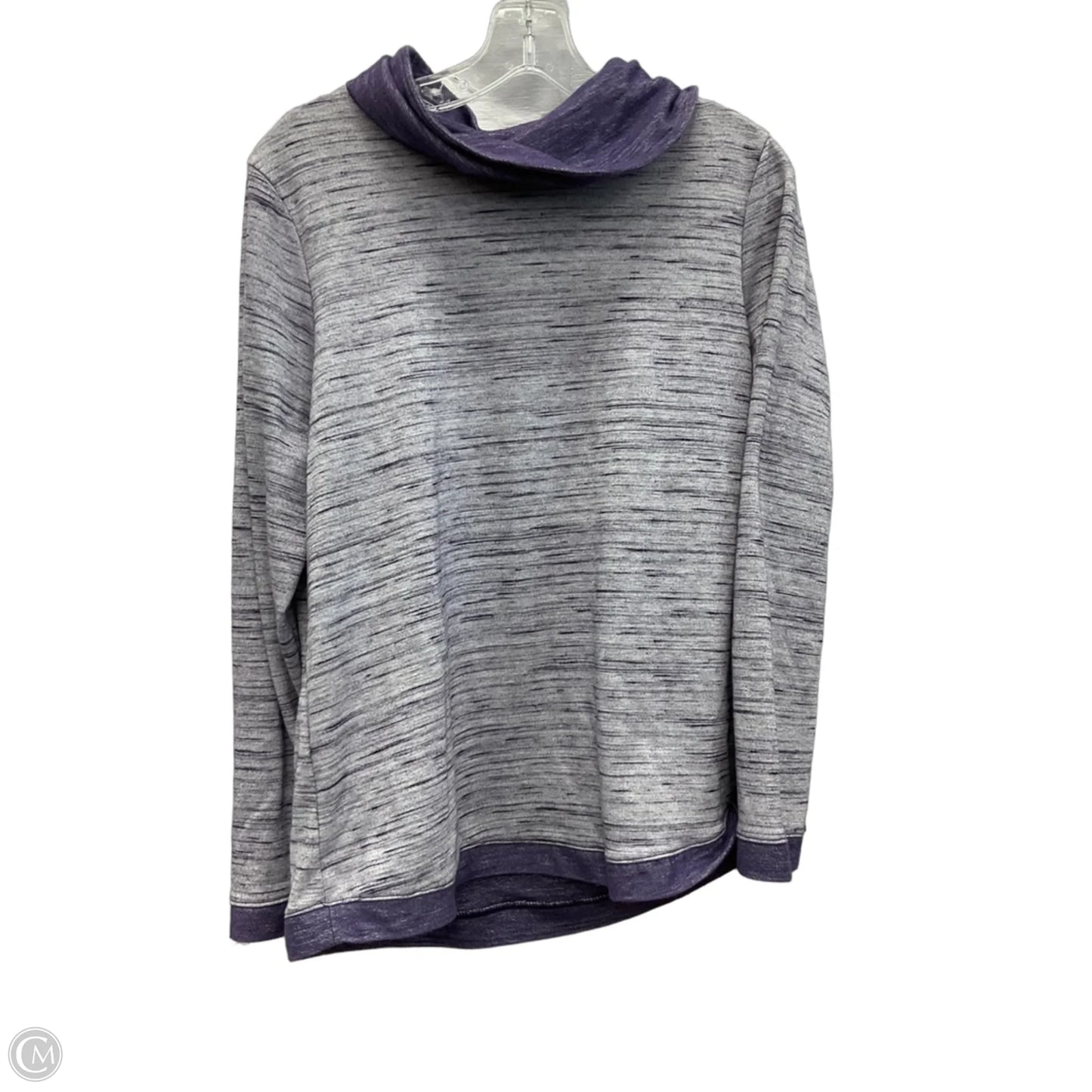 Top Long Sleeve By Chicos In Purple, Size: M