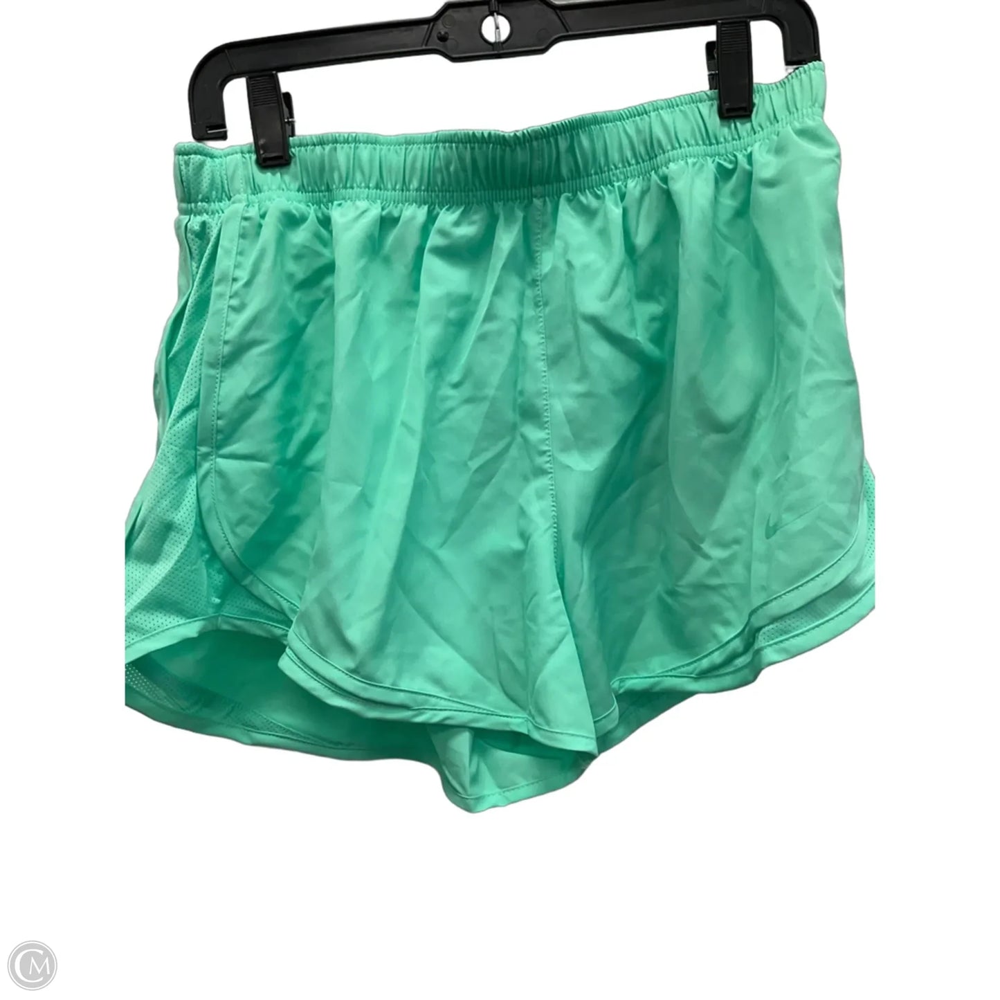Athletic Shorts By Nike Apparel In Green, Size: L