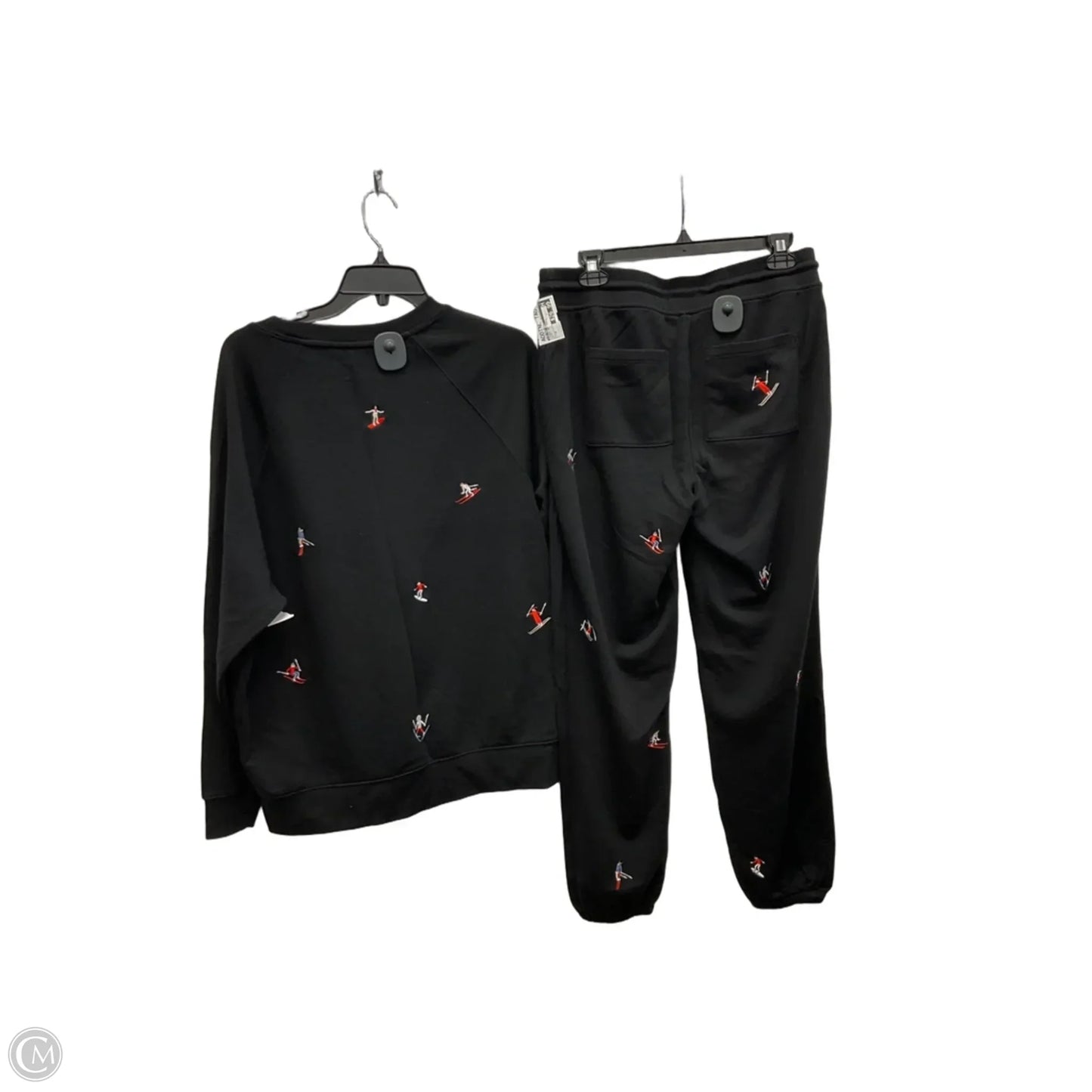 Lounge Set Pants By Lou And Grey In Black, Size: M