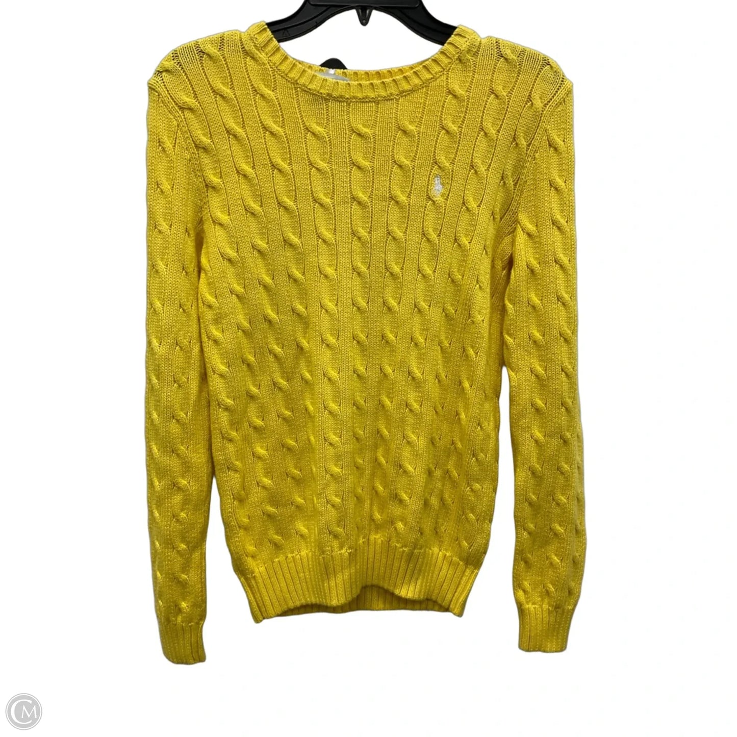Sweater By Polo Ralph Lauren In Yellow, Size: M
