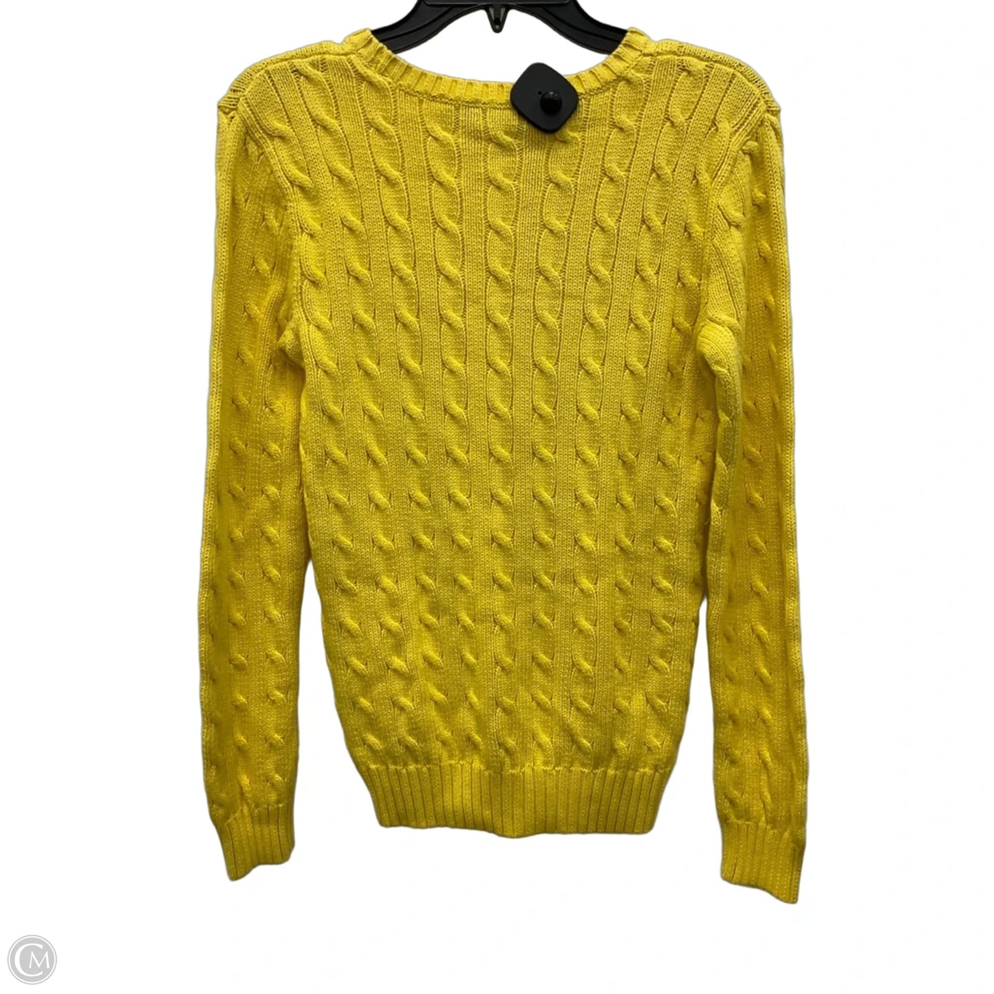 Sweater By Polo Ralph Lauren In Yellow, Size: M