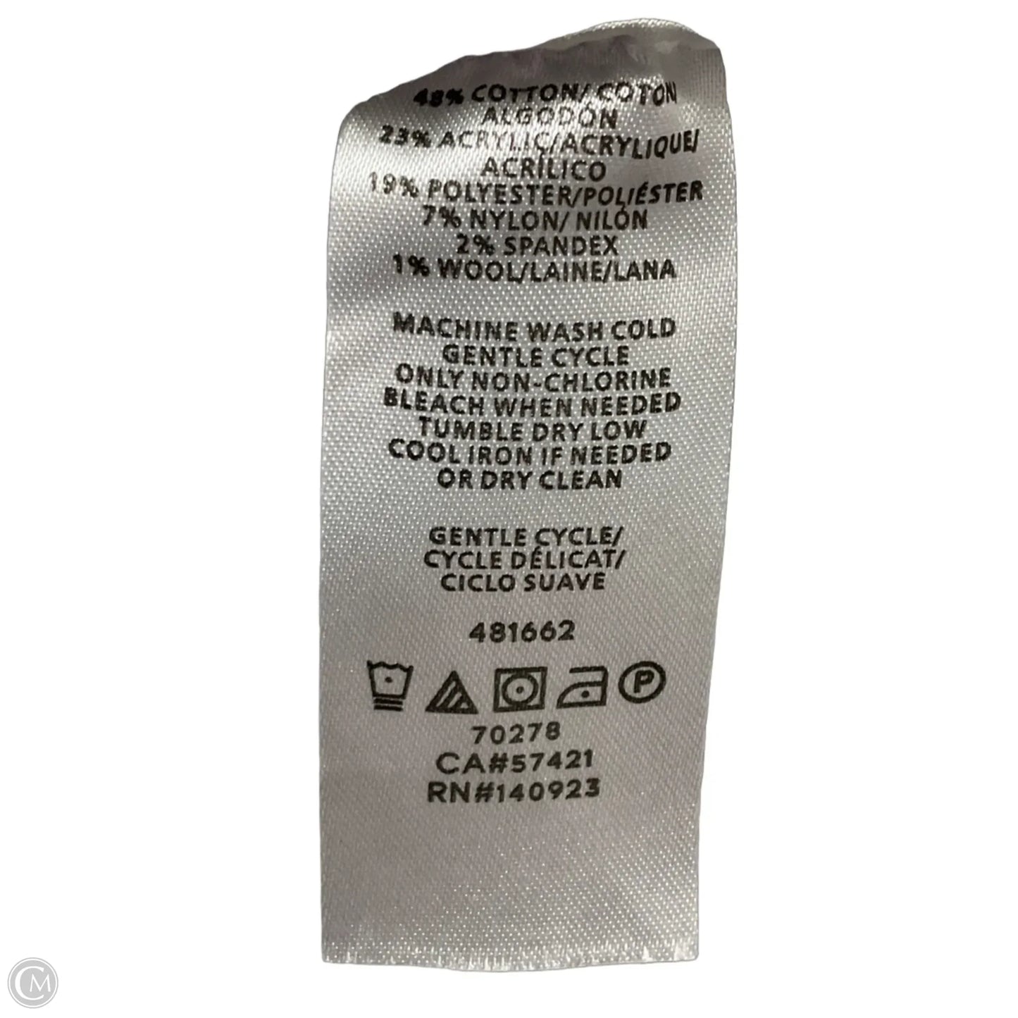 Top Long Sleeve By Loft In Grey, Size: L