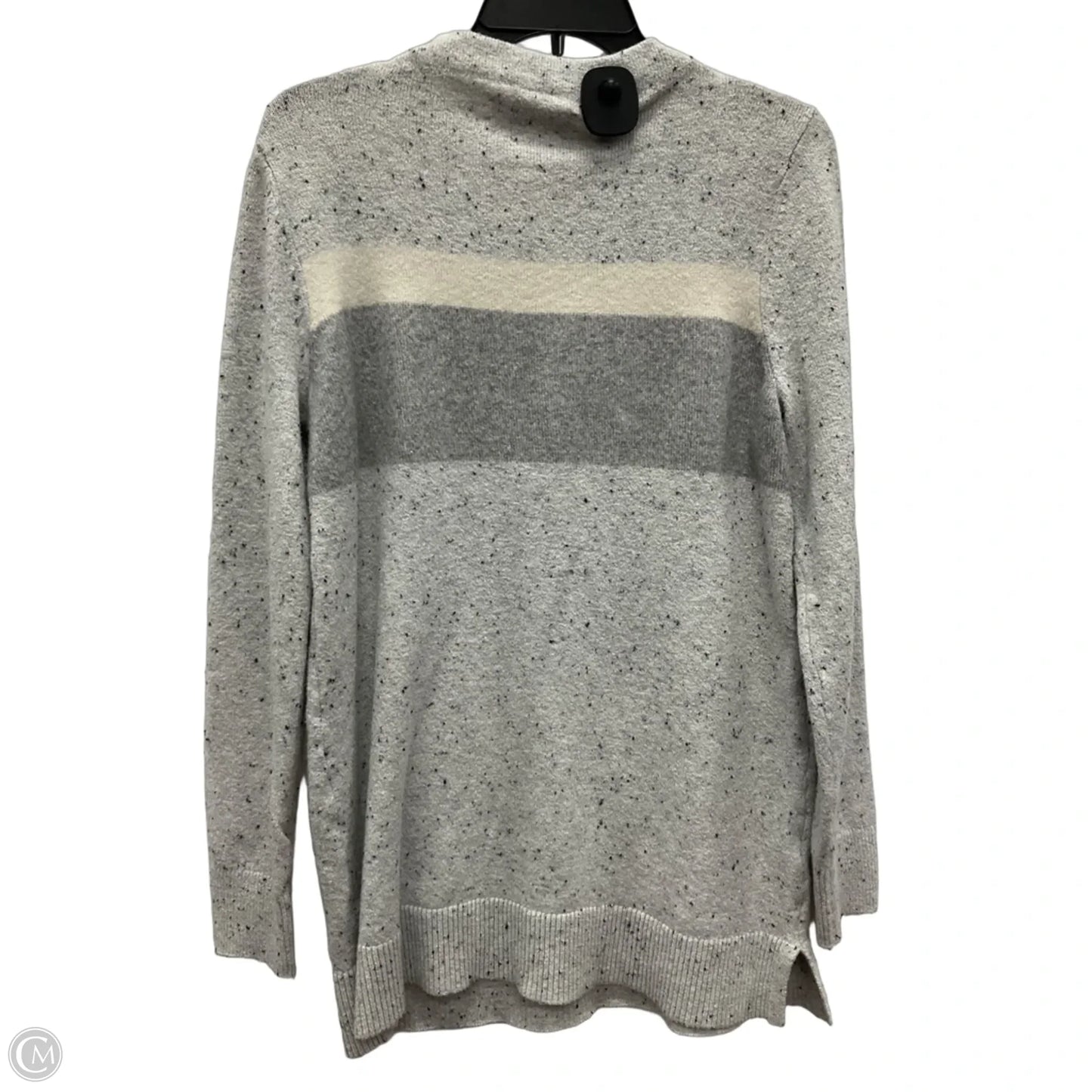 Top Long Sleeve By Loft In Grey, Size: L