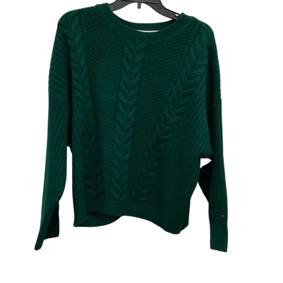 Sweater By Tommy Hilfiger In Green, Size: L