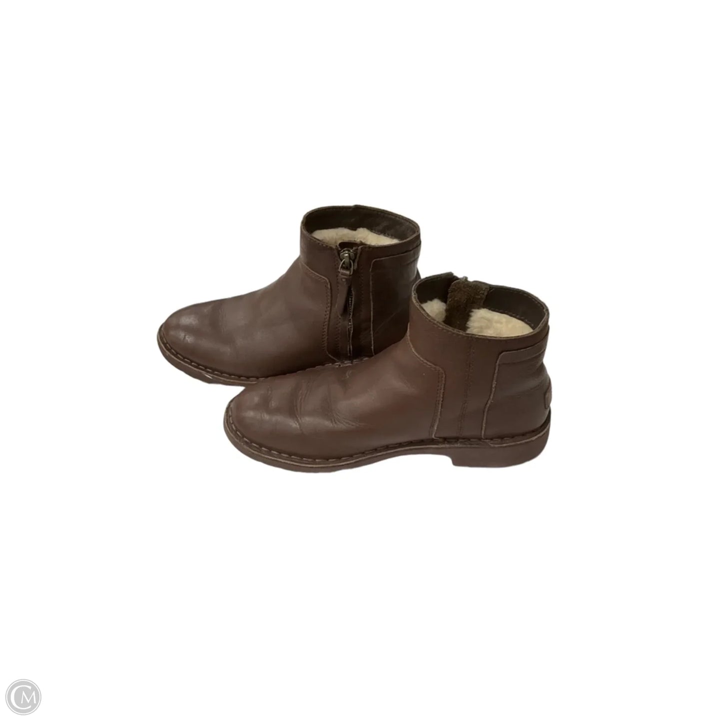 Boots Designer By Ugg In Brown, Size: 7