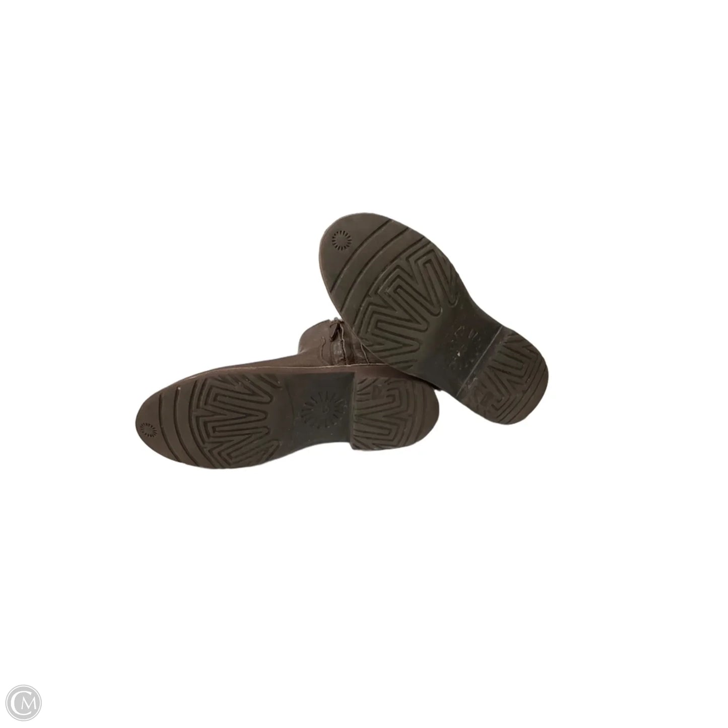 Boots Designer By Ugg In Brown, Size: 7