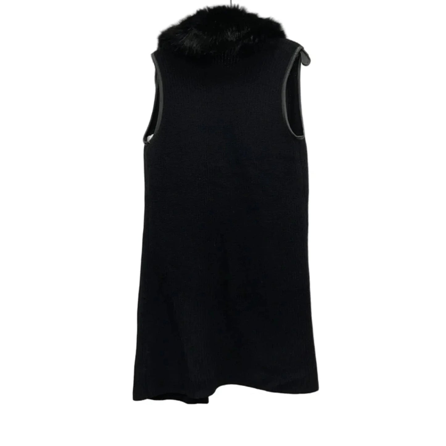 Vest Sweater By Talbots In Black, Size: S