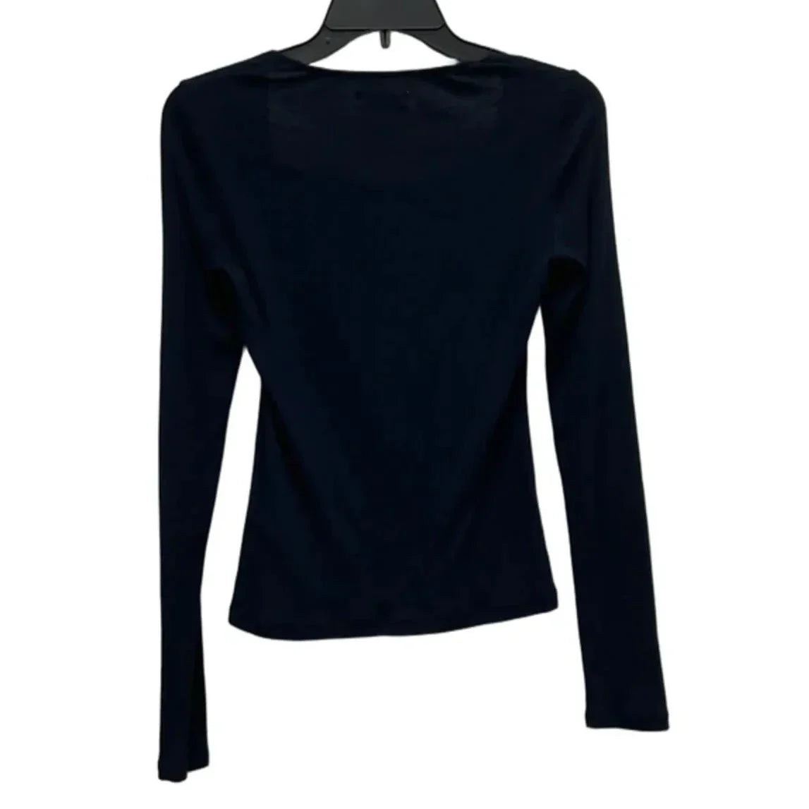 Top Long Sleeve Basic By Madewell In Blue, Size: M
