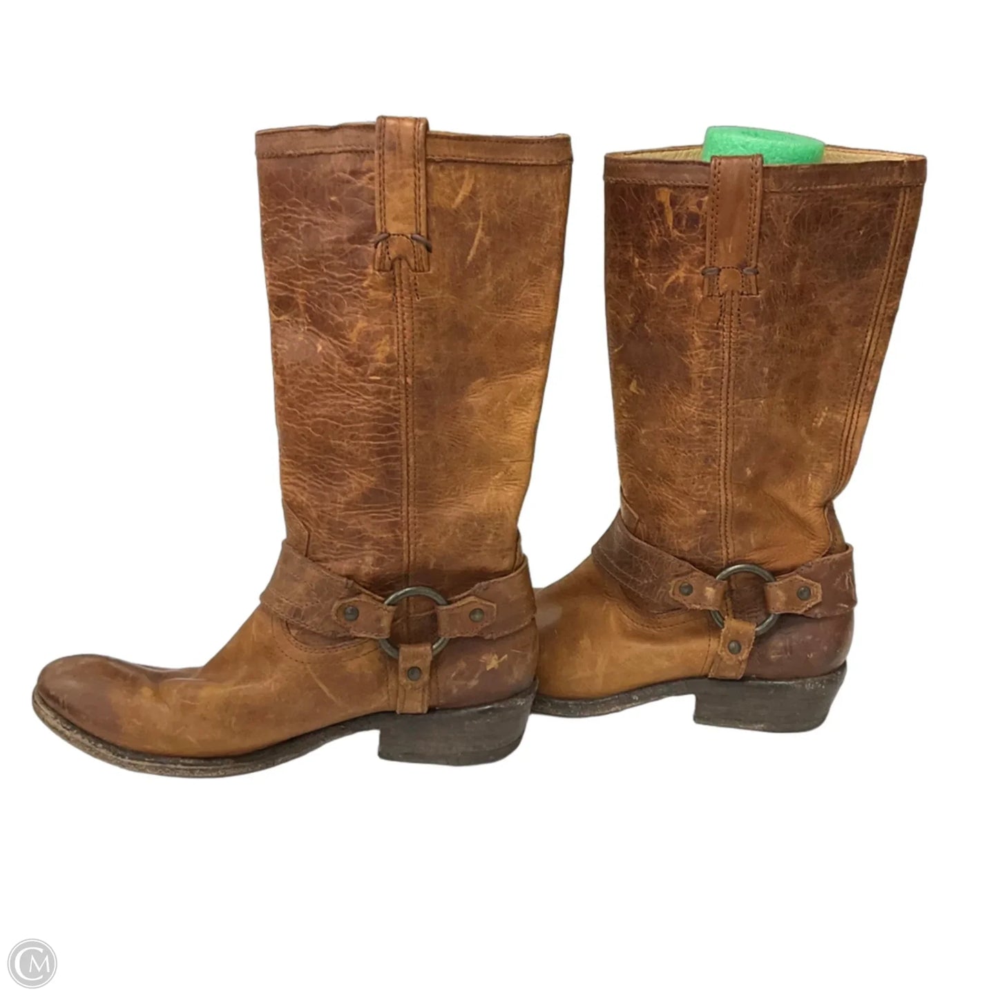 Boots Designer By Frye In Brown, Size: 7.5