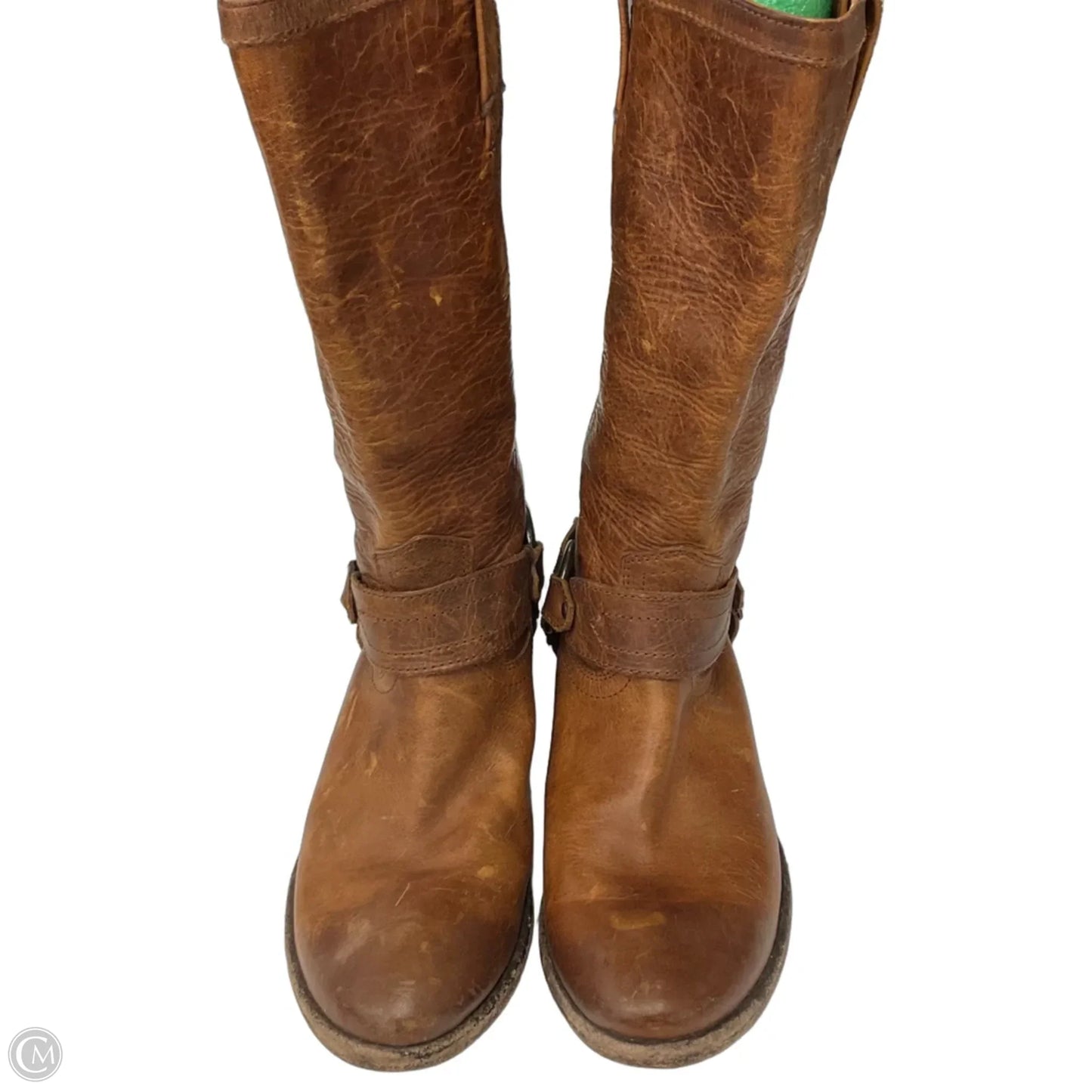 Boots Designer By Frye In Brown, Size: 7.5