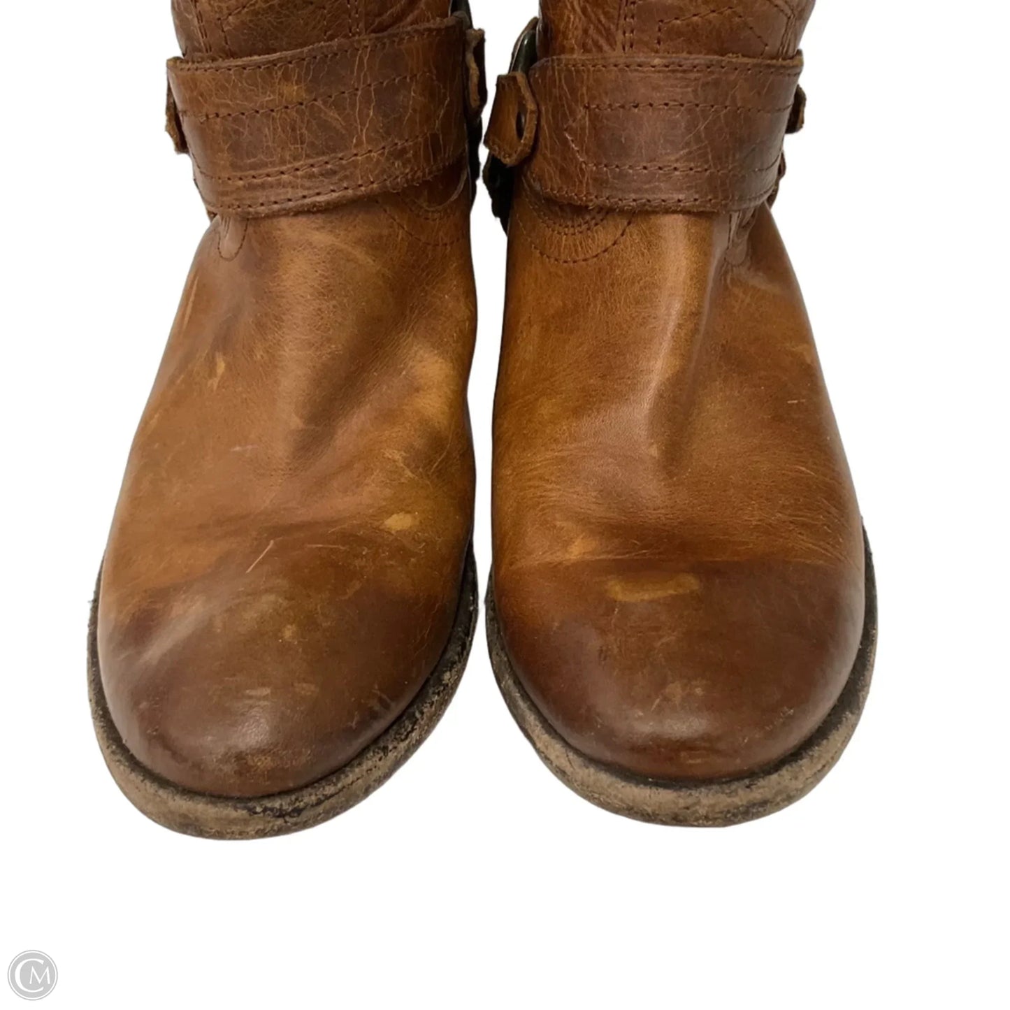 Boots Designer By Frye In Brown, Size: 7.5