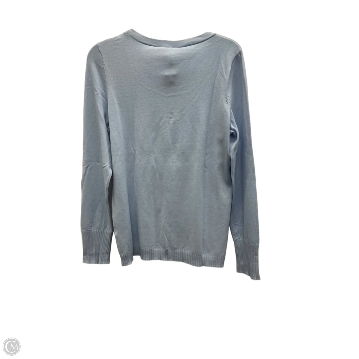 Top Long Sleeve By Talbots In Blue, Size: M