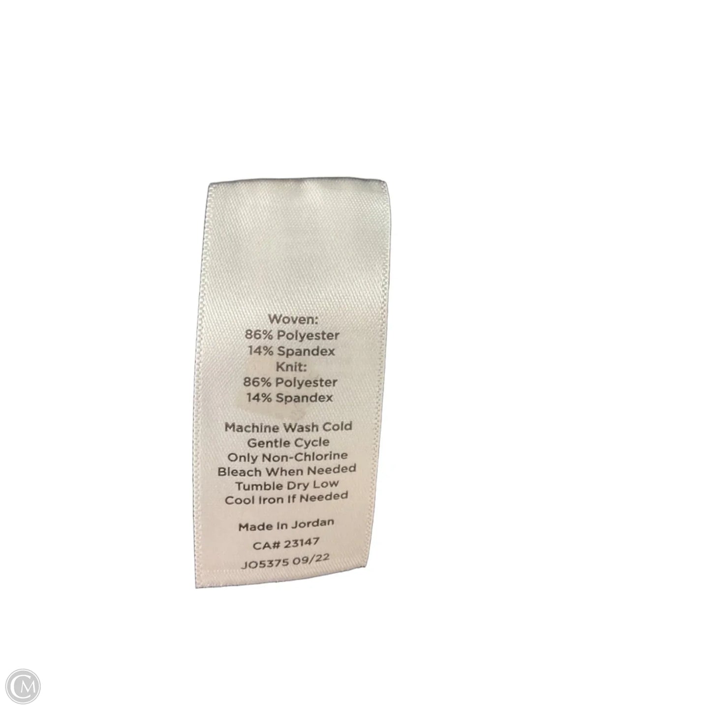Athletic Pants By Talbots In Black, Size: L