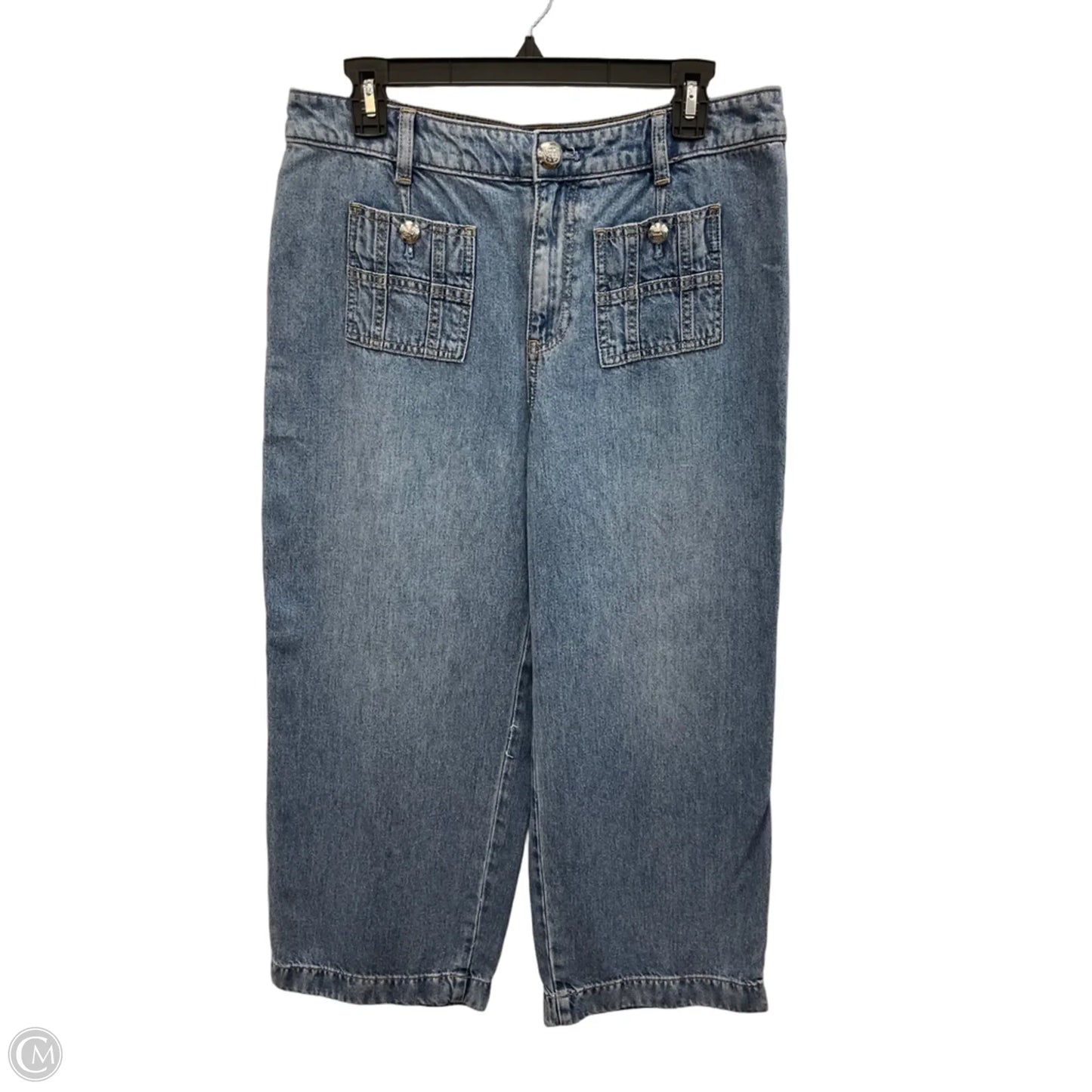 Jeans Cropped By Talbots In Blue, Size: 8p