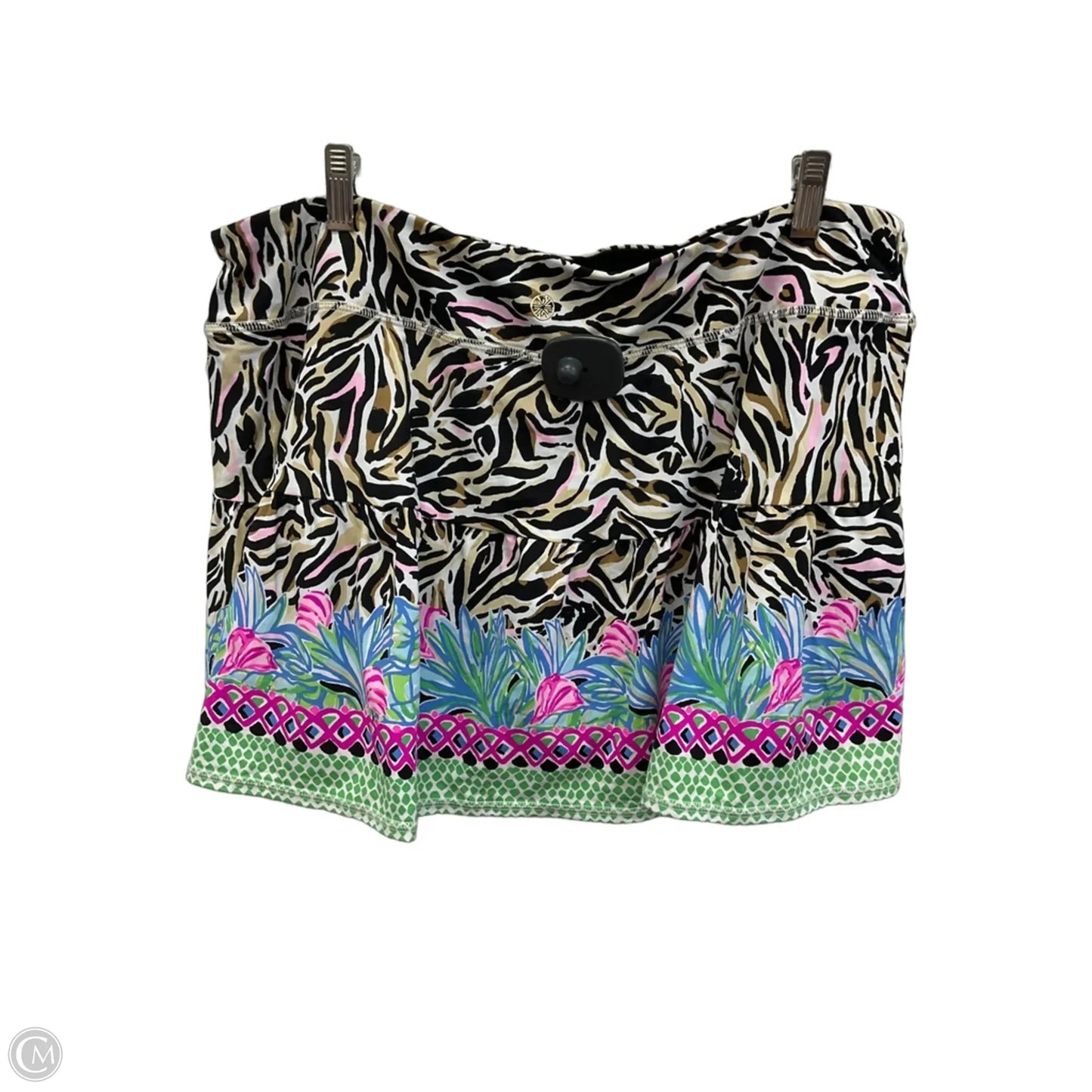Skort Designer By Lilly Pulitzer In Animal Print, Size: Xl