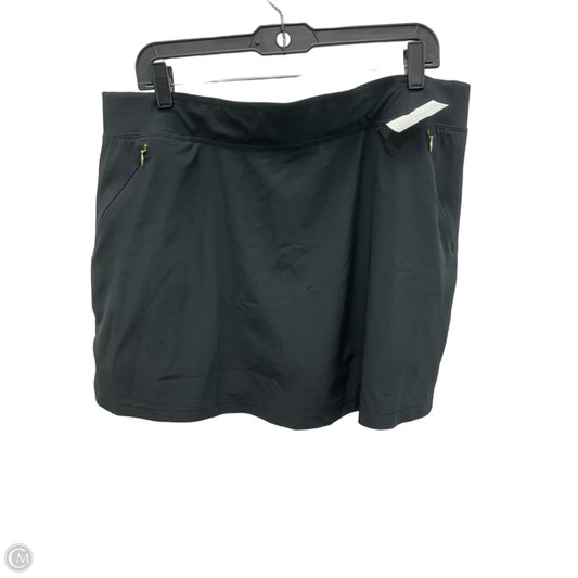 Skort Designer By Lilly Pulitzer In Black, Size: Xl