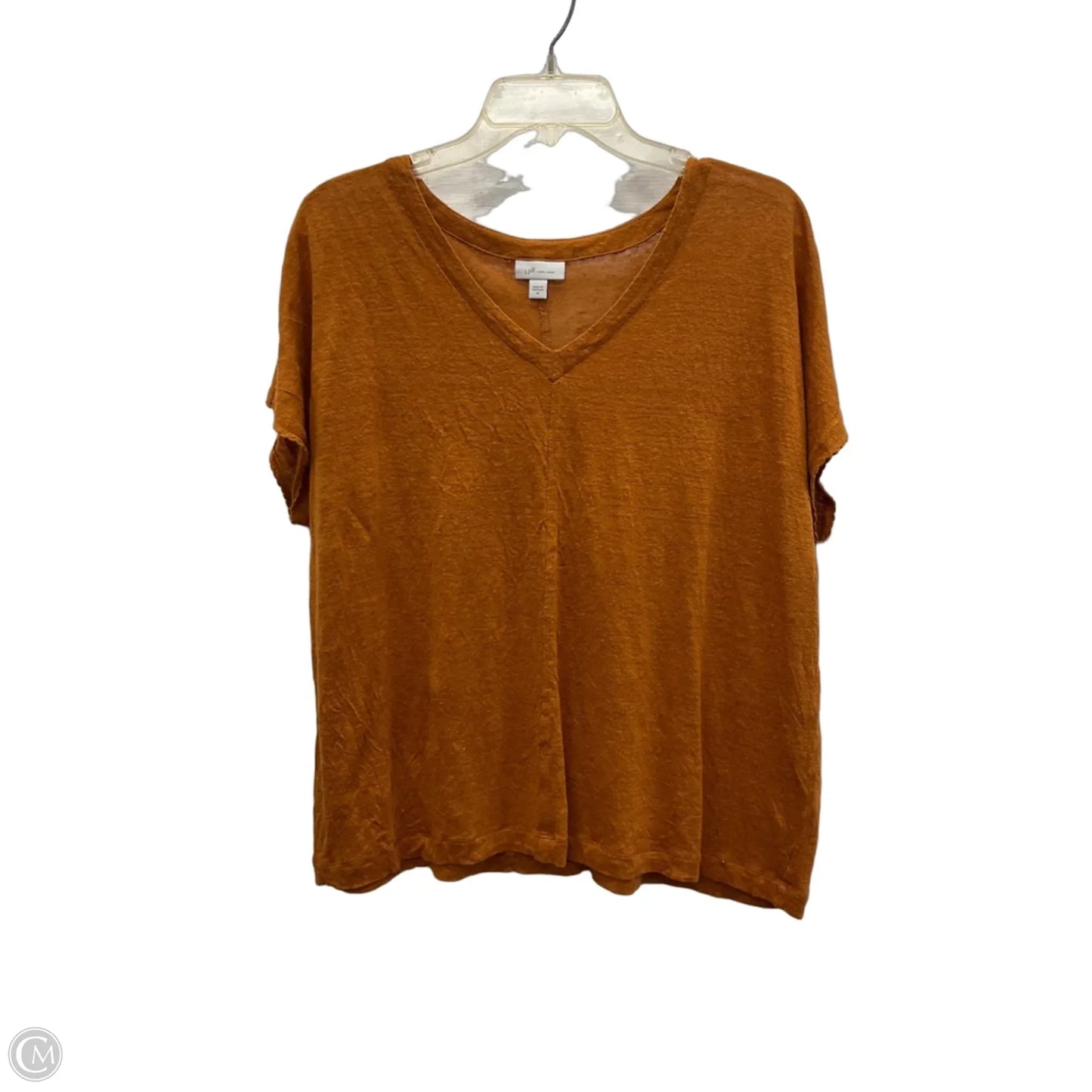 Top Short Sleeve By J. Jill In Brown, Size: M
