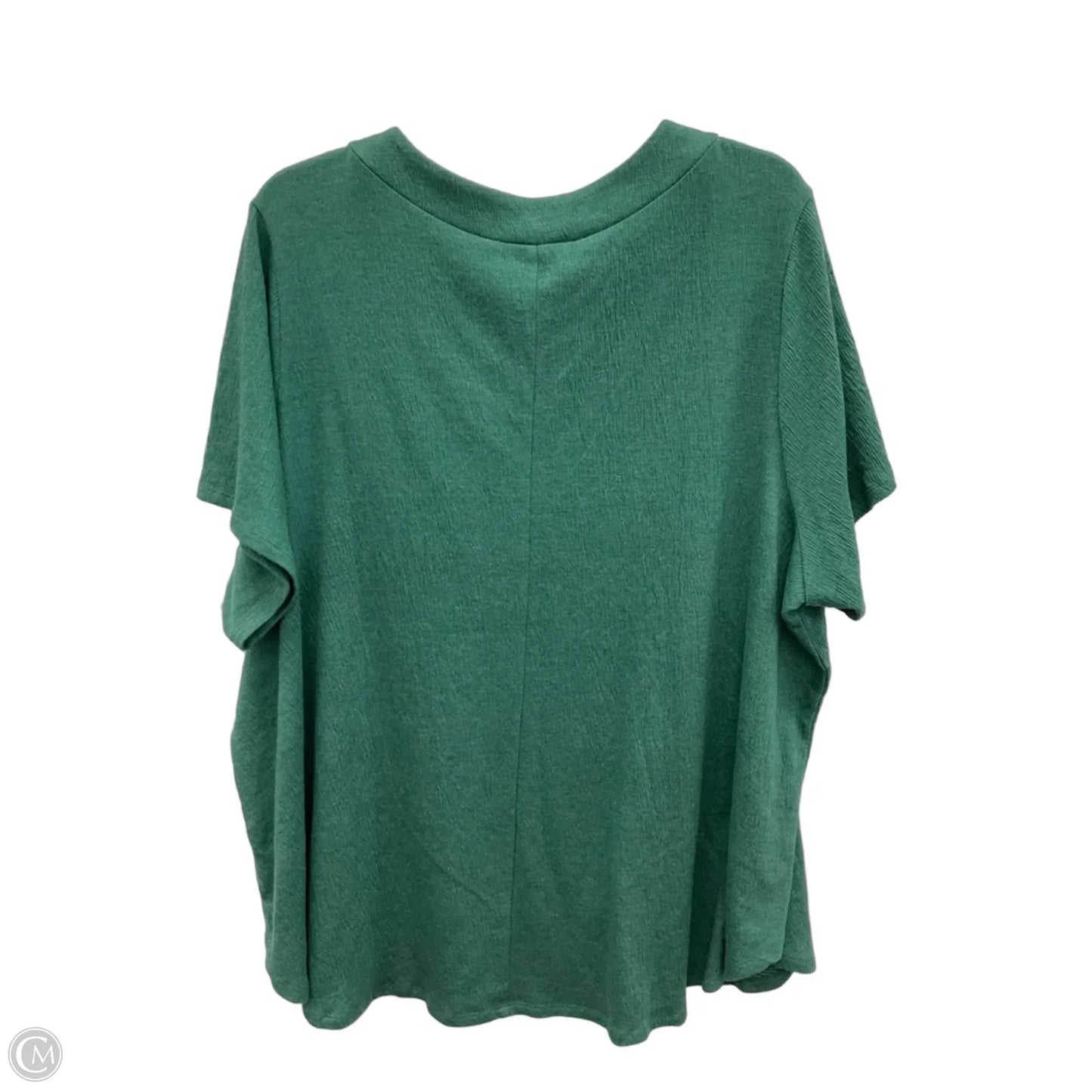 Top Short Sleeve By Lane Bryant In Green, Size: 3x