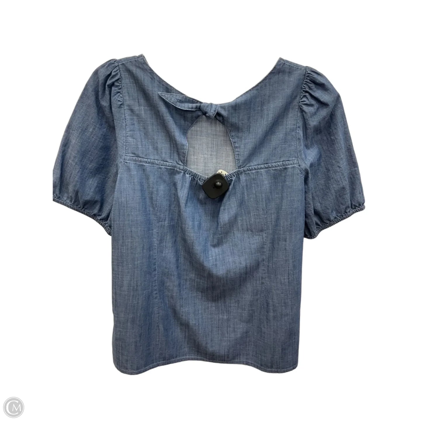 Top Short Sleeve By Talbots In Blue, Size: Mp