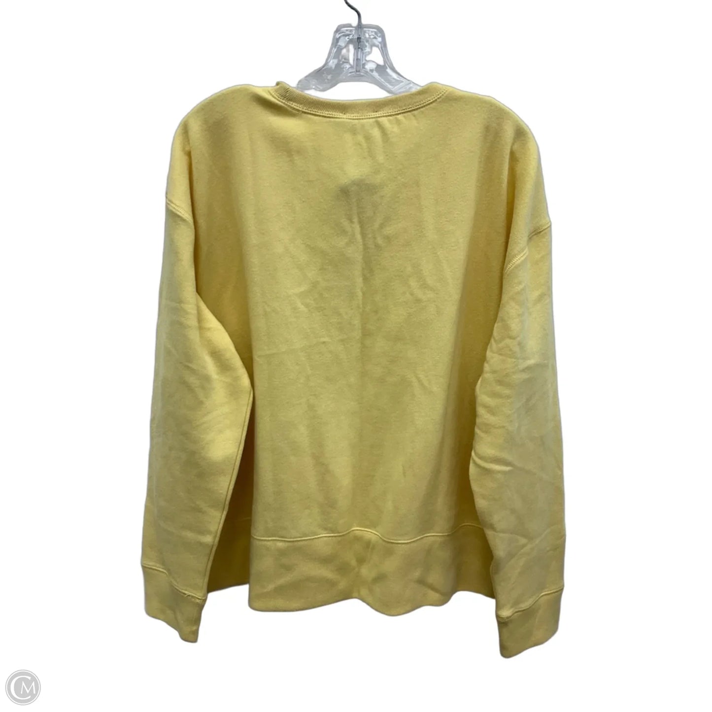Athletic Top Long Sleeve Crewneck By Polo Ralph Lauren In Yellow, Size: Xl
