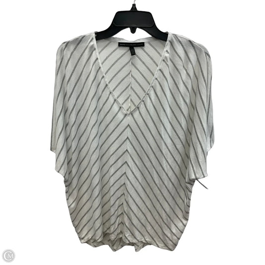 Top Short Sleeve By White House Black Market In White, Size: M
