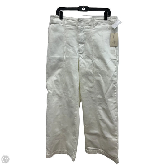 Jeans Straight By Universal Thread In White, Size: Xl